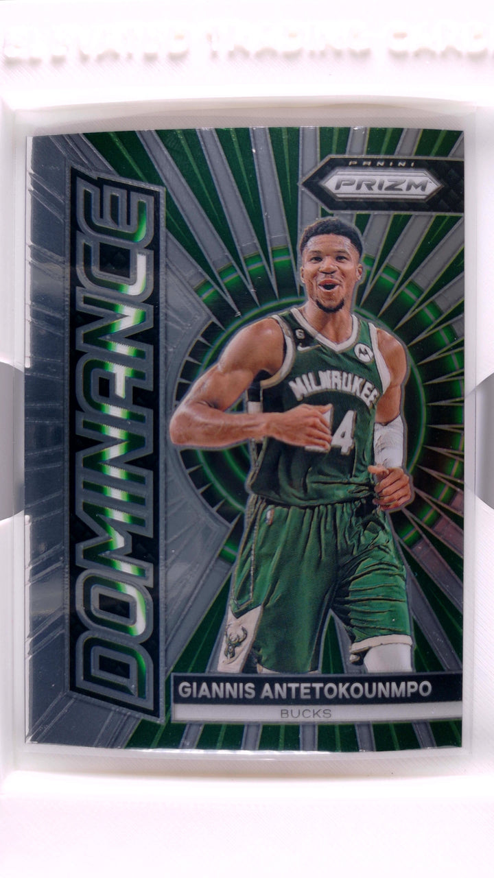 2023 Panini Prizm Basketball Giannis Antetokounmpo #7 Dominance — Front