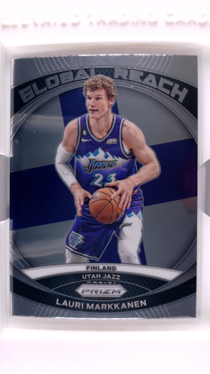 2023 Panini Prizm Basketball Lauri Markkanen #8 Global Reach — Front