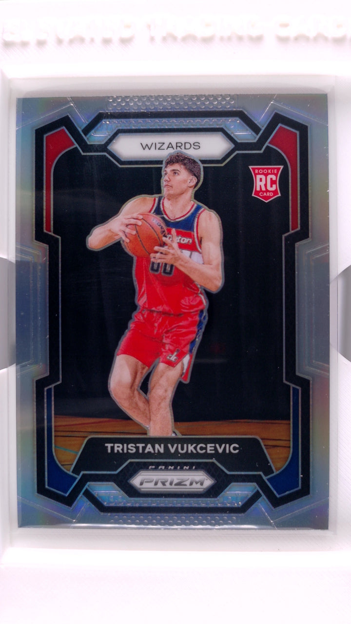 2023 Panini Prizm Basketball Tristan Vukcevic #126 Silver Prizm RC — Front