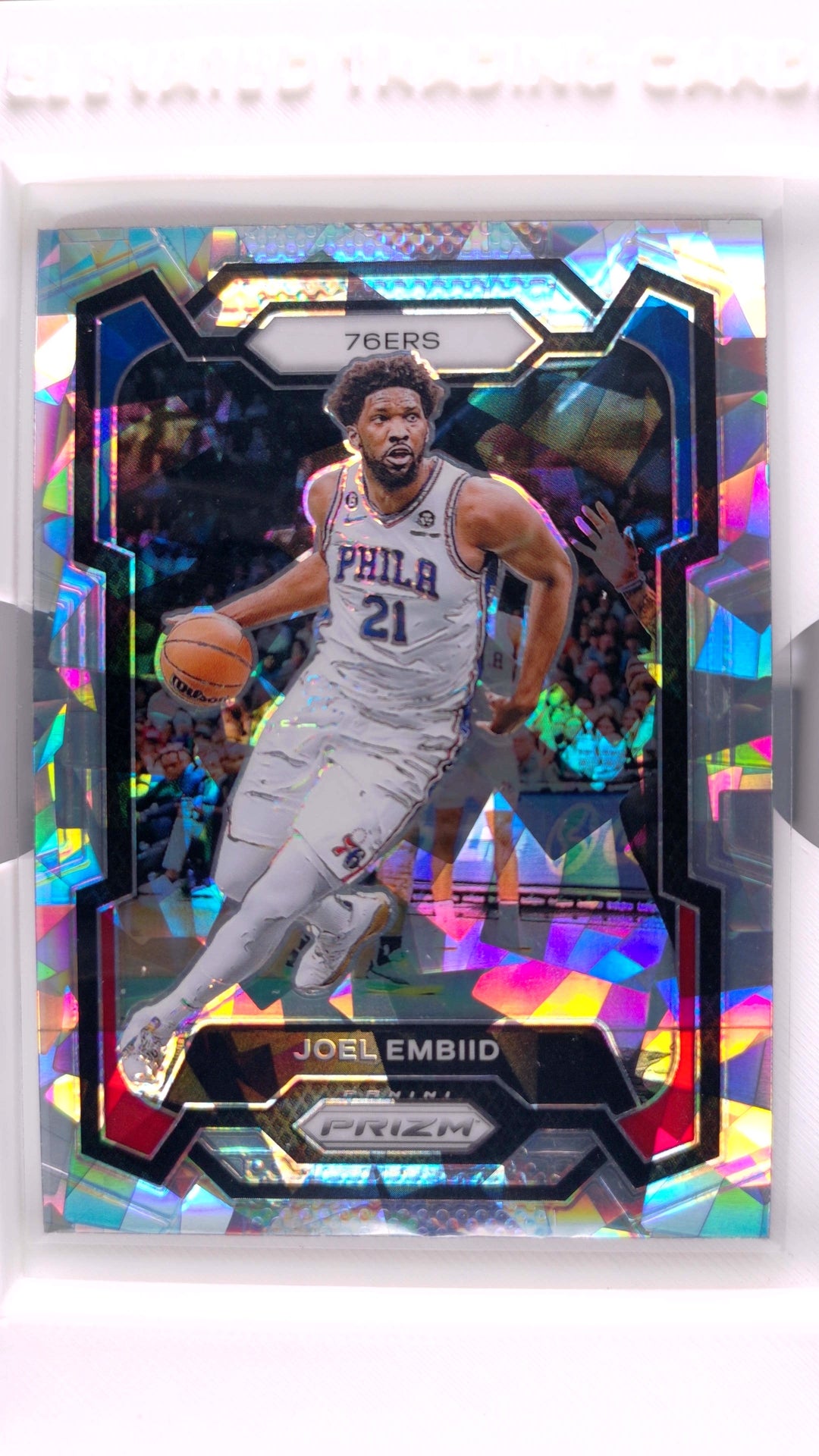 #73 Joel Embiid Ice Prizm - front