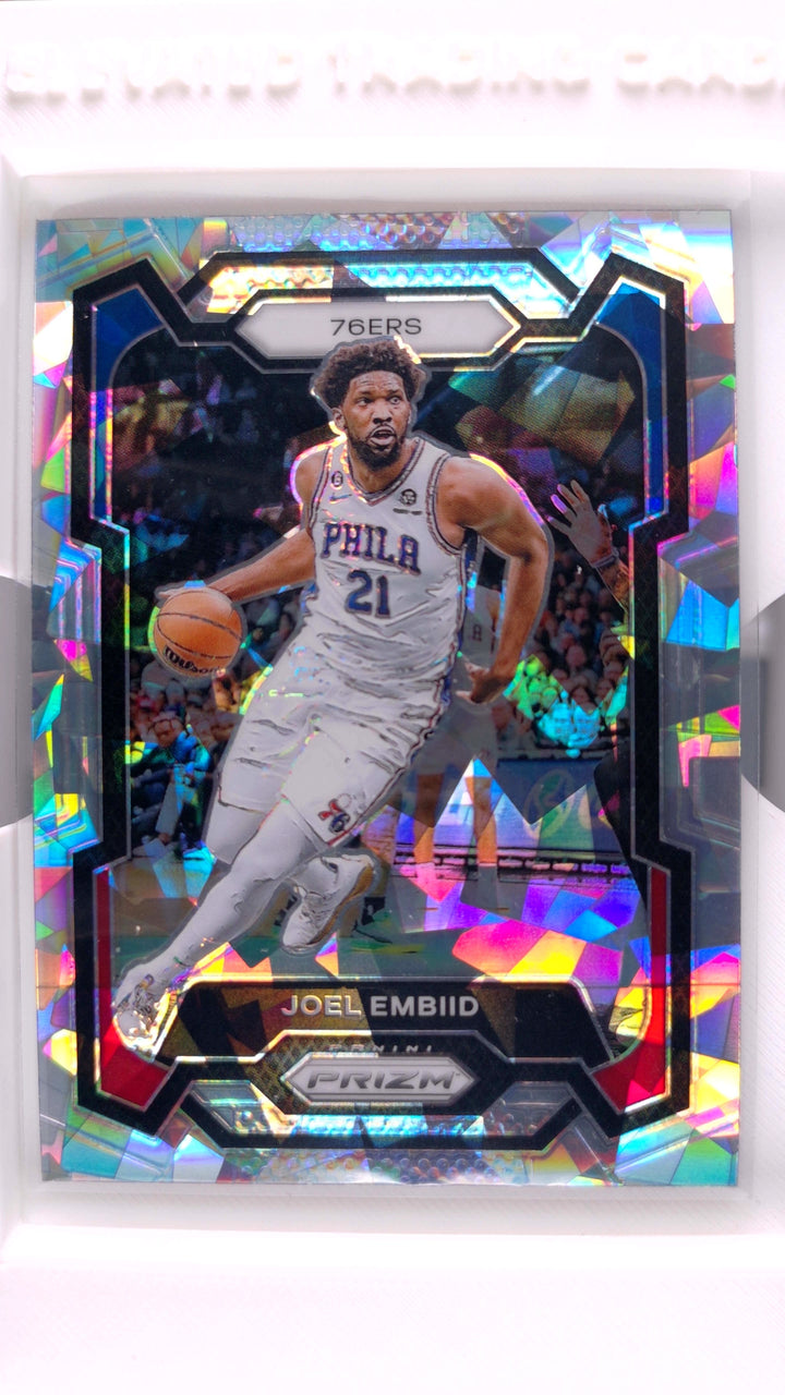 2023 Panini Prizm Basketball Joel Embiid #73 Ice Prizm — Front