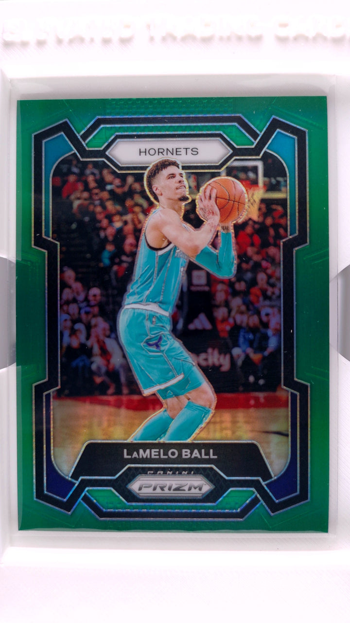 2023 Panini Prizm Basketball LaMelo Ball #41 Green Prizm — Front