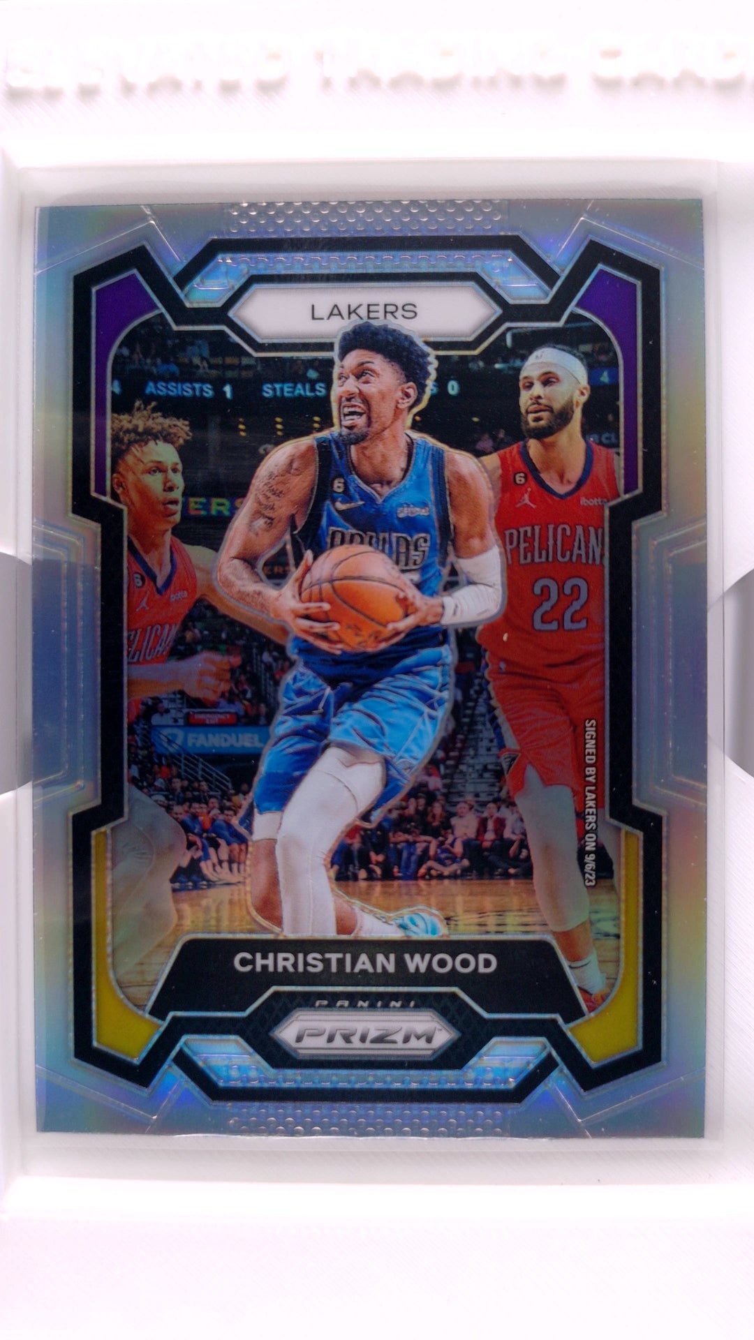 #245 Christian Wood Silver Prizm - front