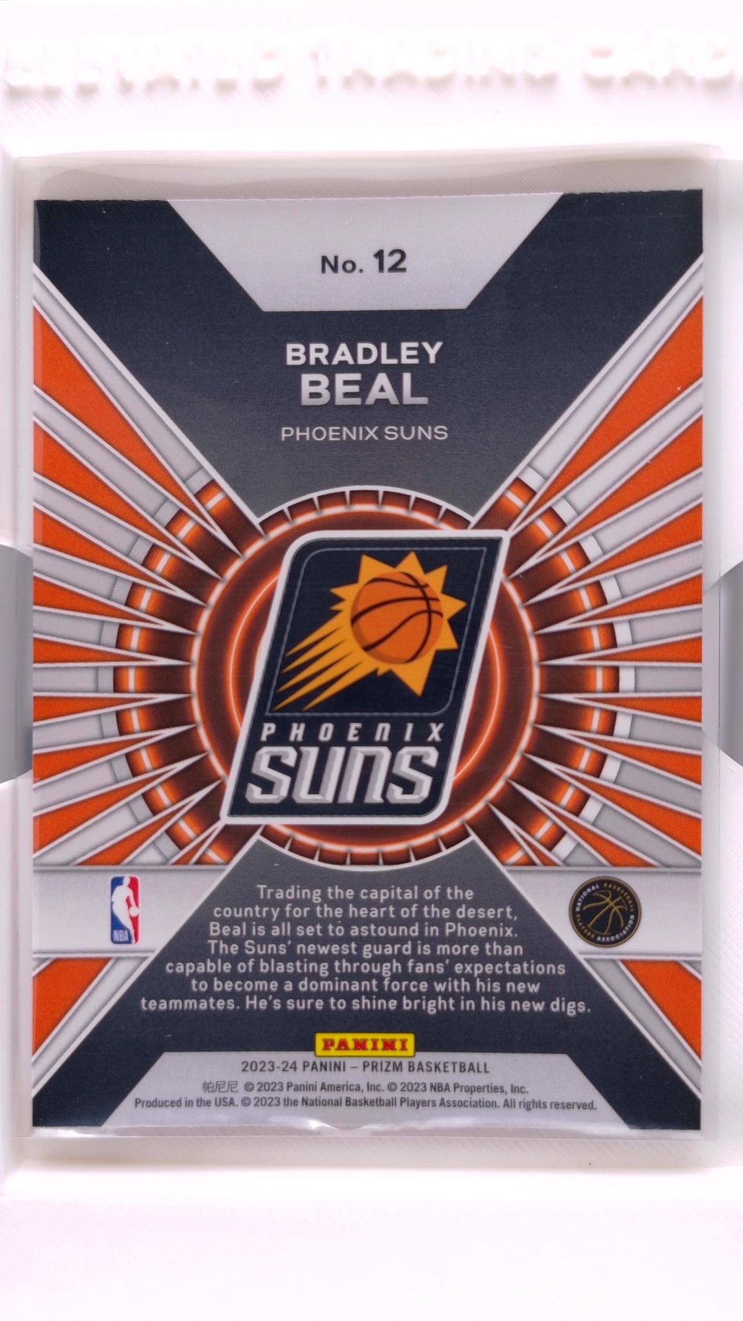 #12 Bradley Beal Dominance - back