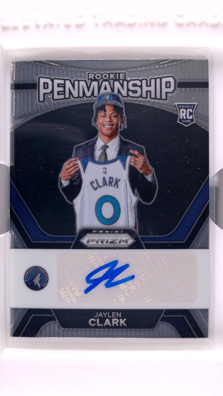 2023 Panini Prizm Basketball Jaylen Clark #RP-JYN Rookie Penmanship Auto RC — Front