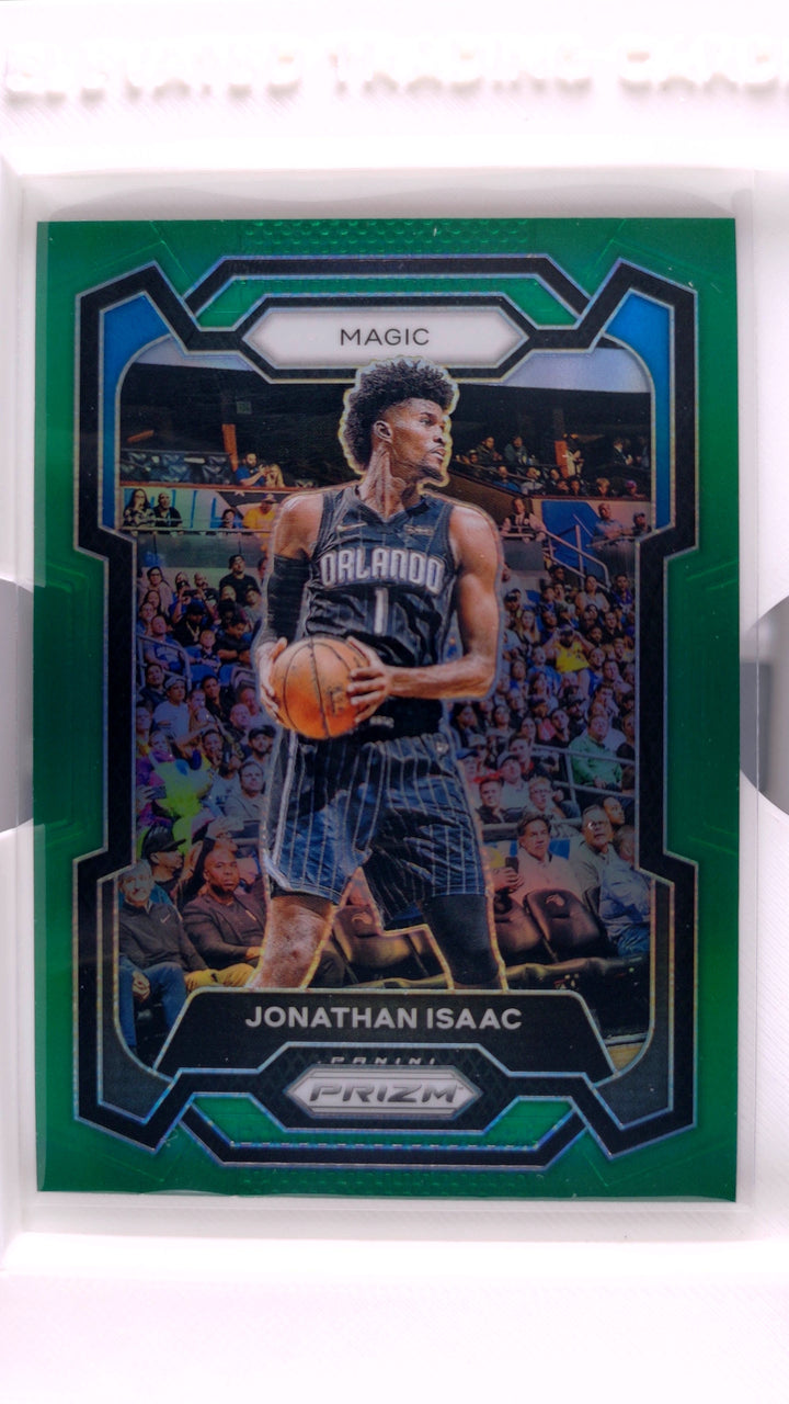 2023 Panini Prizm Basketball Jonathan Isaac #288 Green Prizm — Front