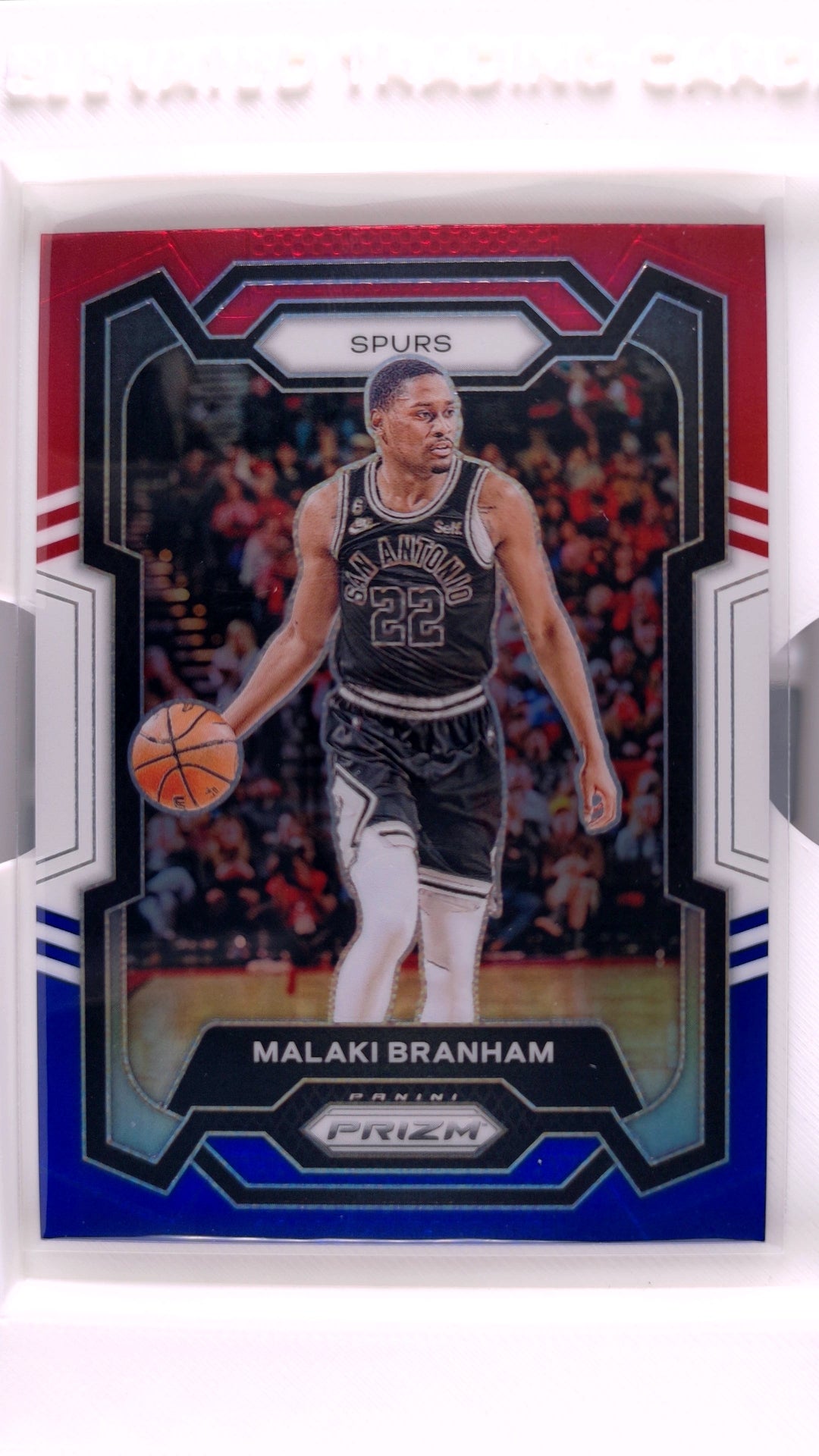 #270 Malaki Branham Red, White And Blue Prizm - front