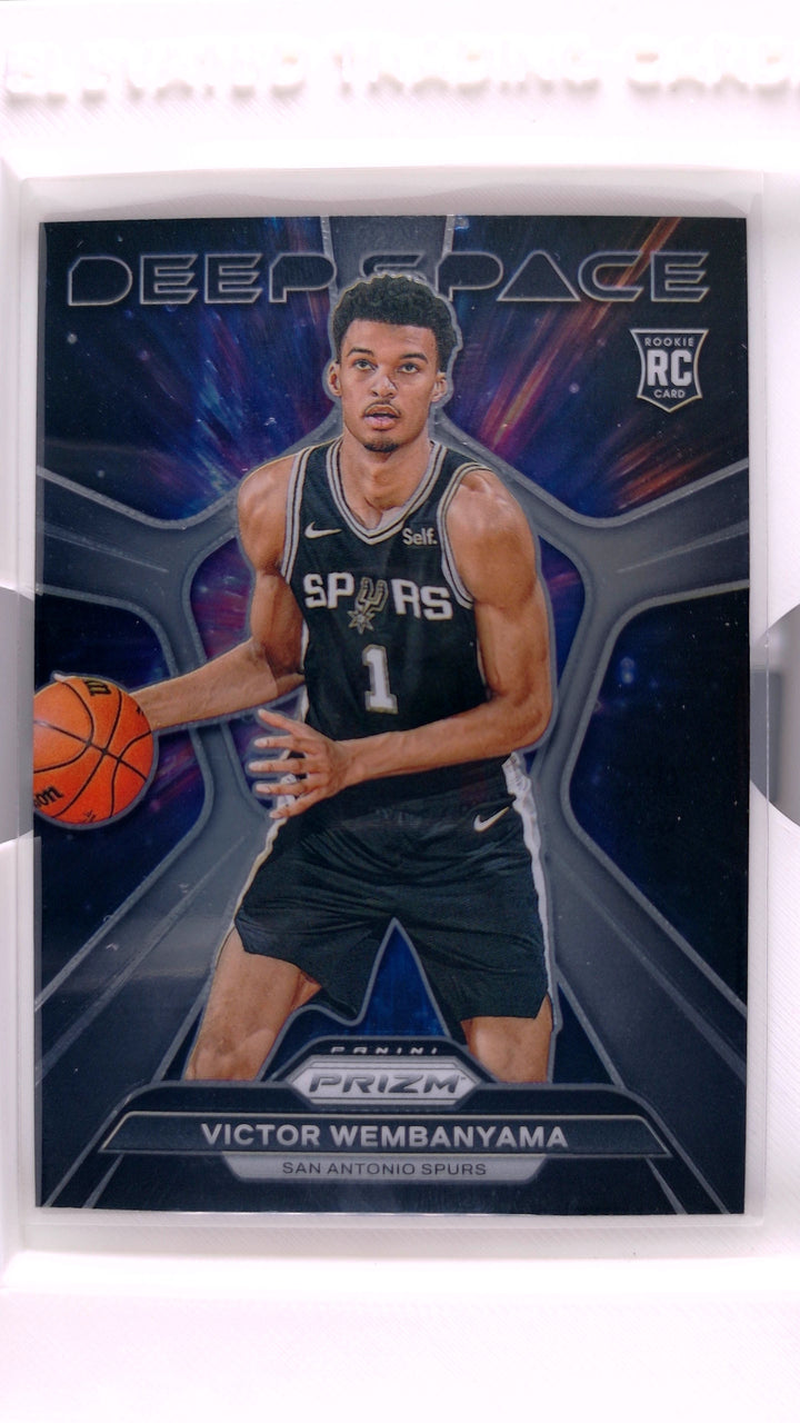 2023 Panini Prizm Basketball Victor Wembanyama #1 Deep Space RC — Front