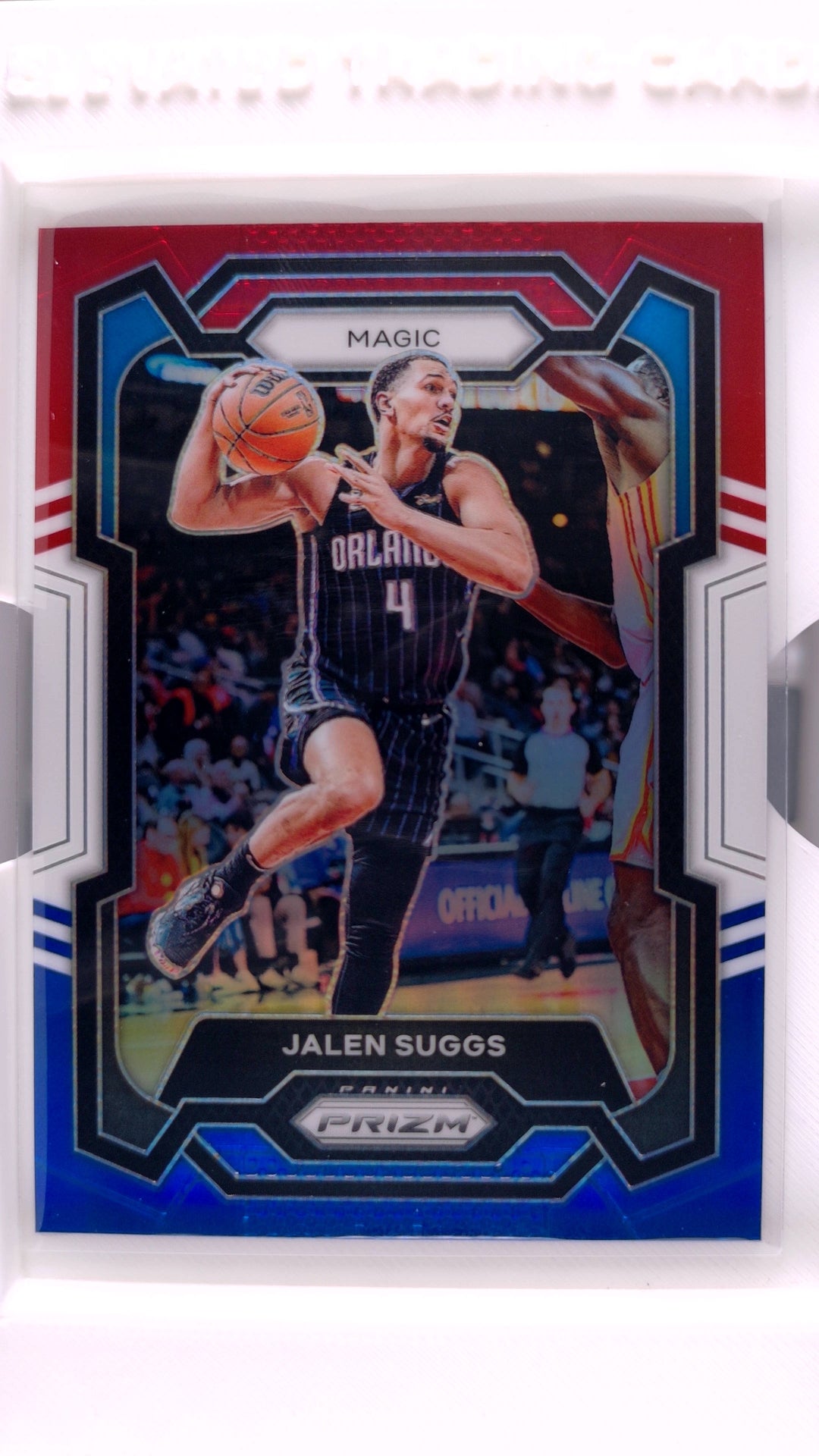 #74 Jalen Suggs Red, White And Blue Prizm - front