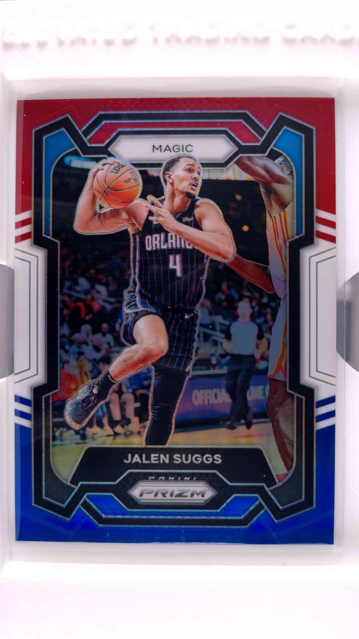 2023 Panini Prizm Basketball Jalen Suggs #74 Red, White And Blue Prizm — Front