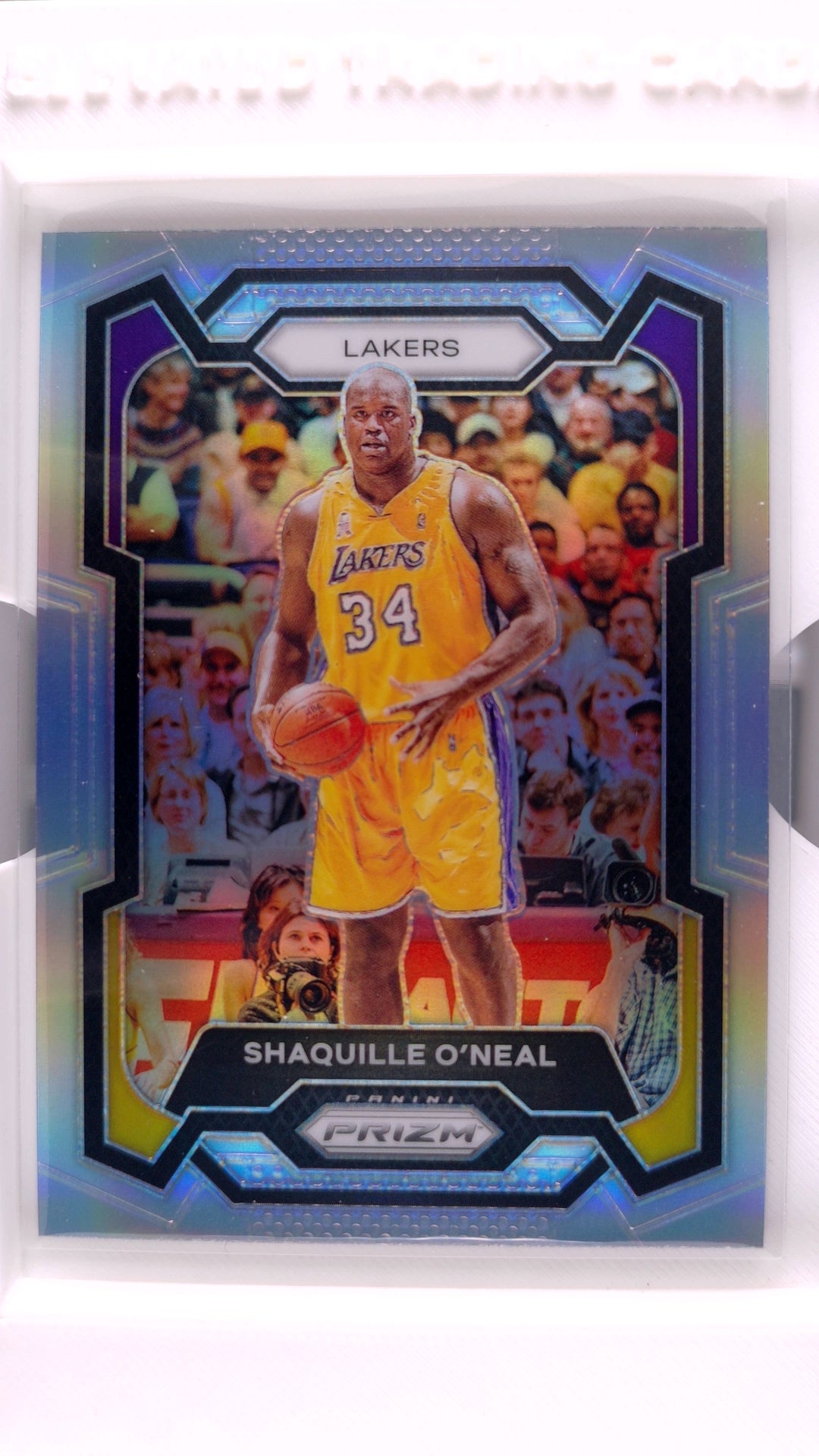 #181 Shaquille O'Neal Silver Prizm - front