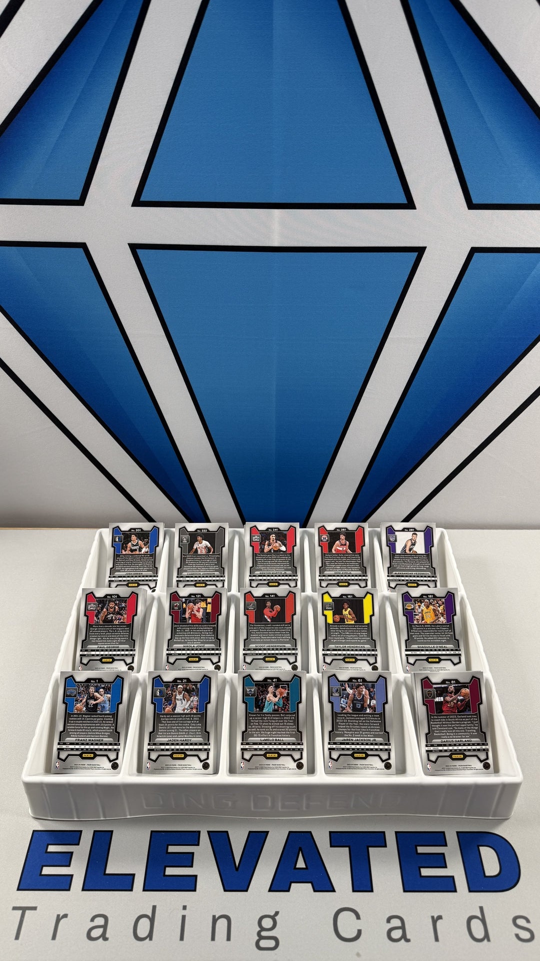Founder Funded #1 — Base Set Lot 1 — 2023 Panini Prizm, 296/300 - back