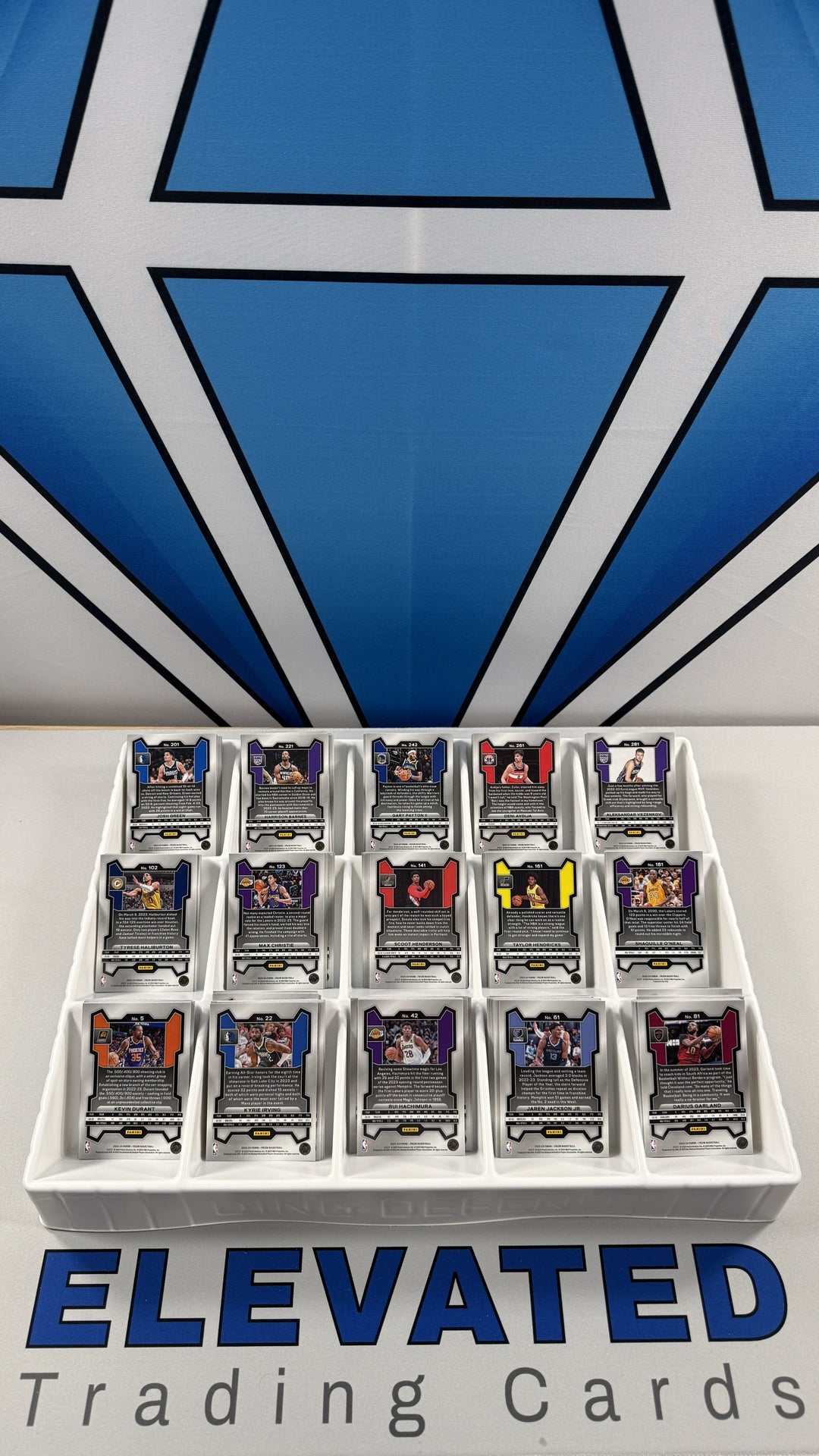 Founder Funded #1 — Base Set Lot 3 (Remainder) — 2023 Panini Prizm, 276 cards - back