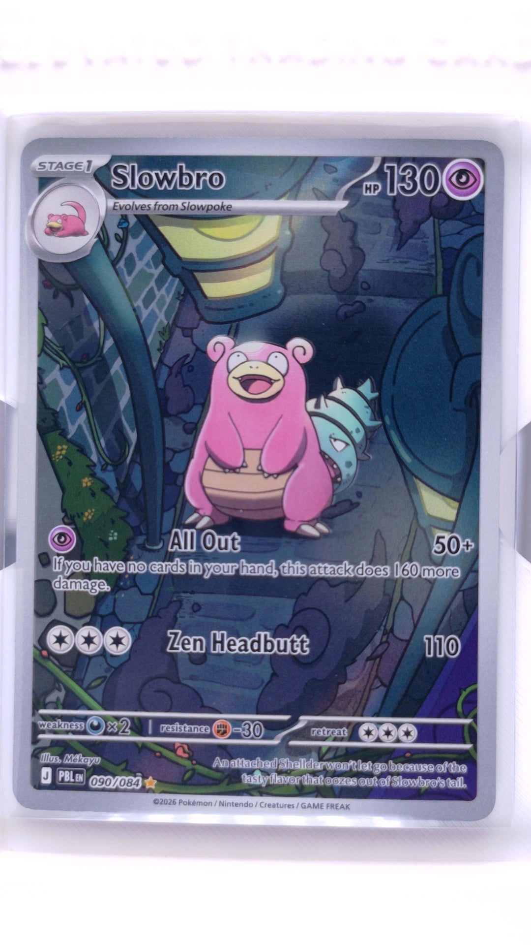 #090 Slowbro Illustration Rare - front