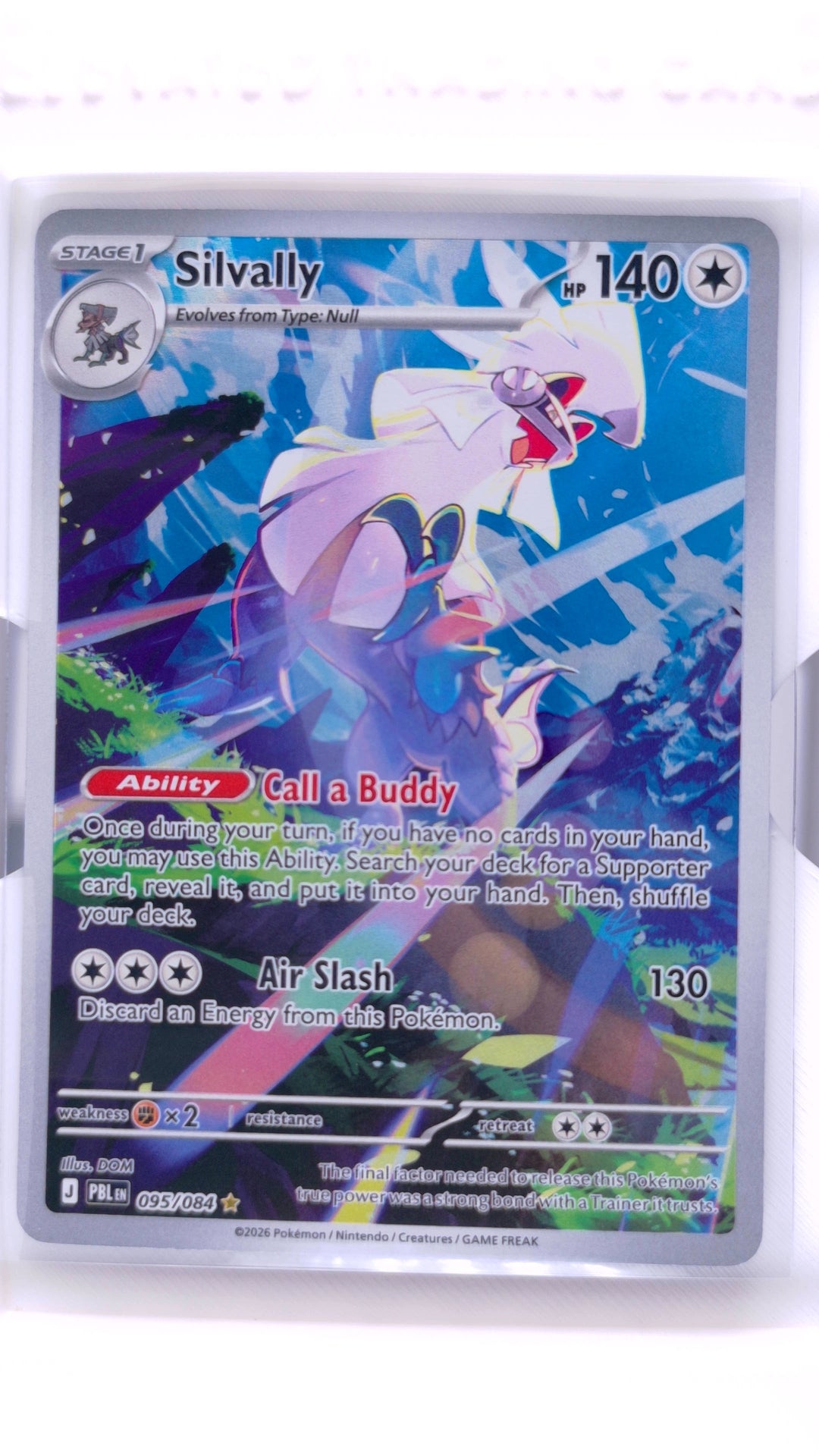 #095 Silvally Illustration Rare - front