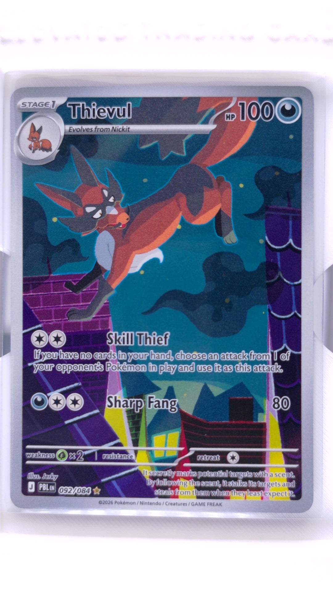 #092 Thievul Illustration Rare - front