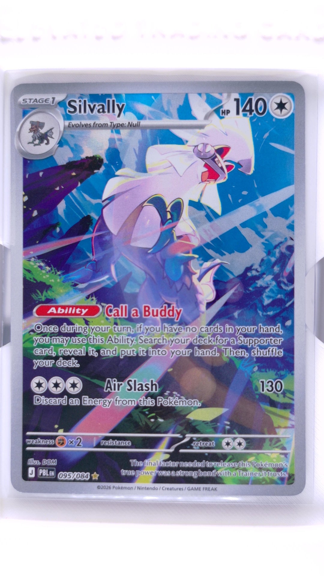 #095 Silvally Illustration Rare - front