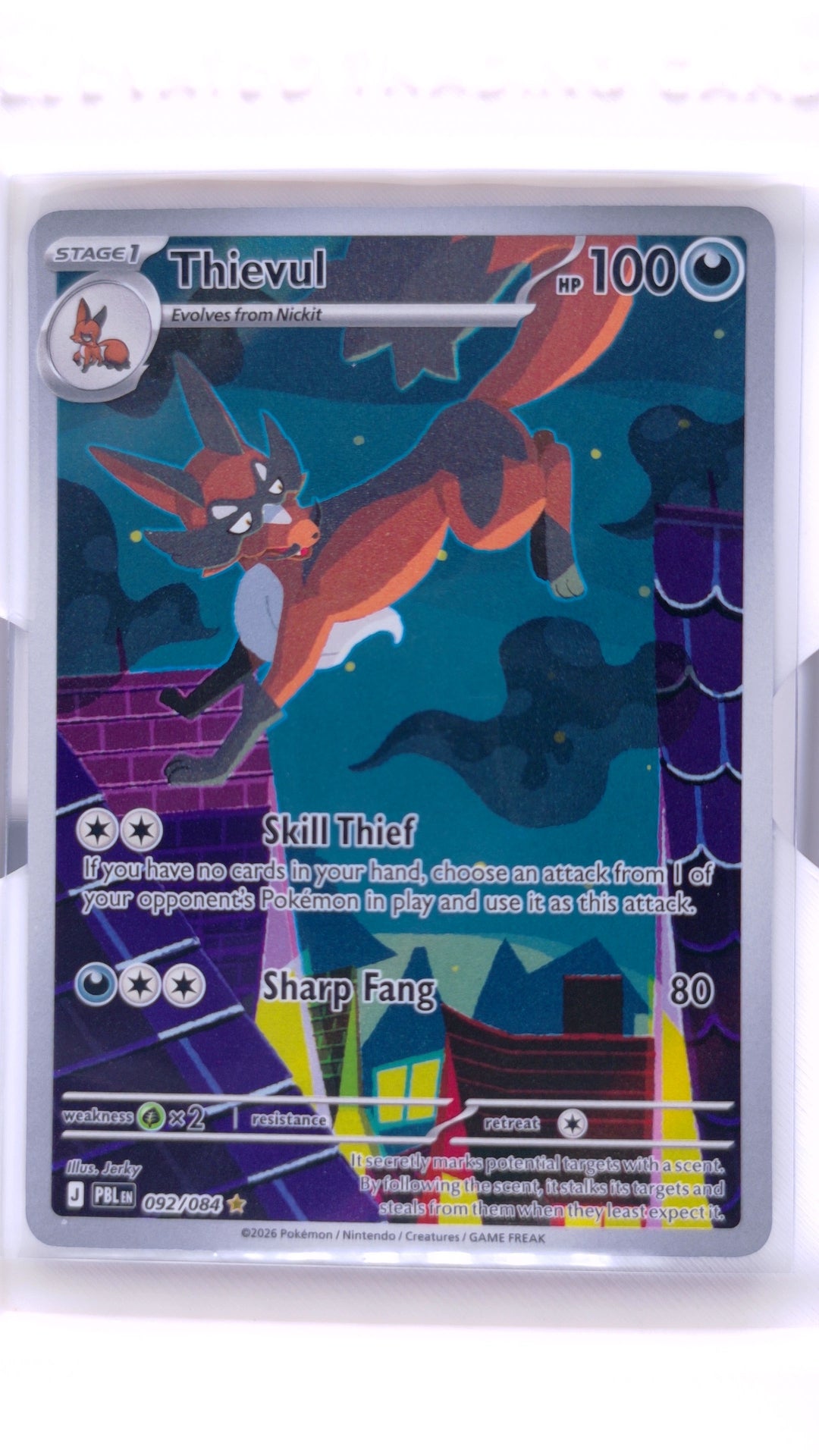 #092 Thievul Illustration Rare - front