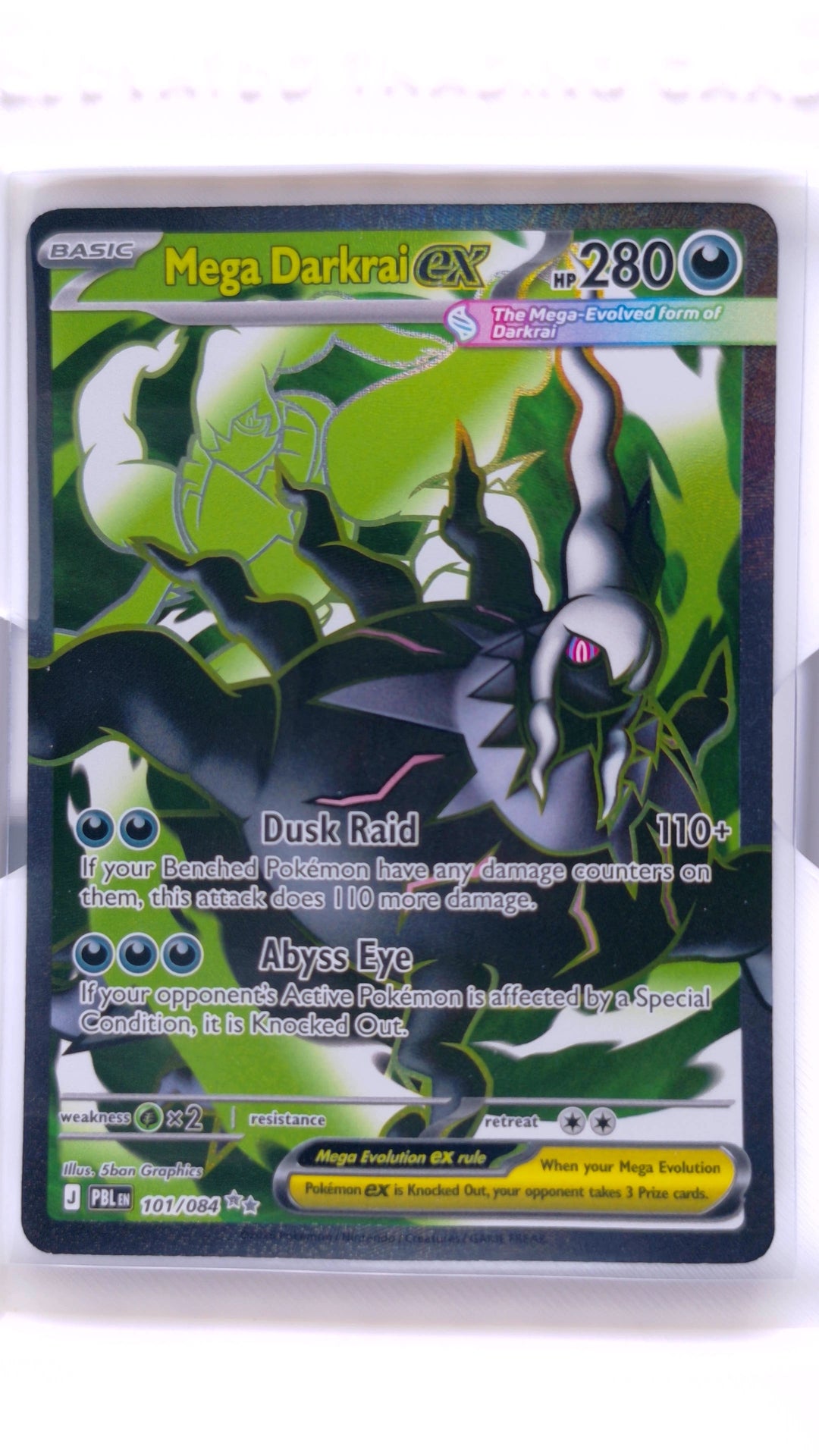 #101 Mega Darkrai ex Ultra Rare - front