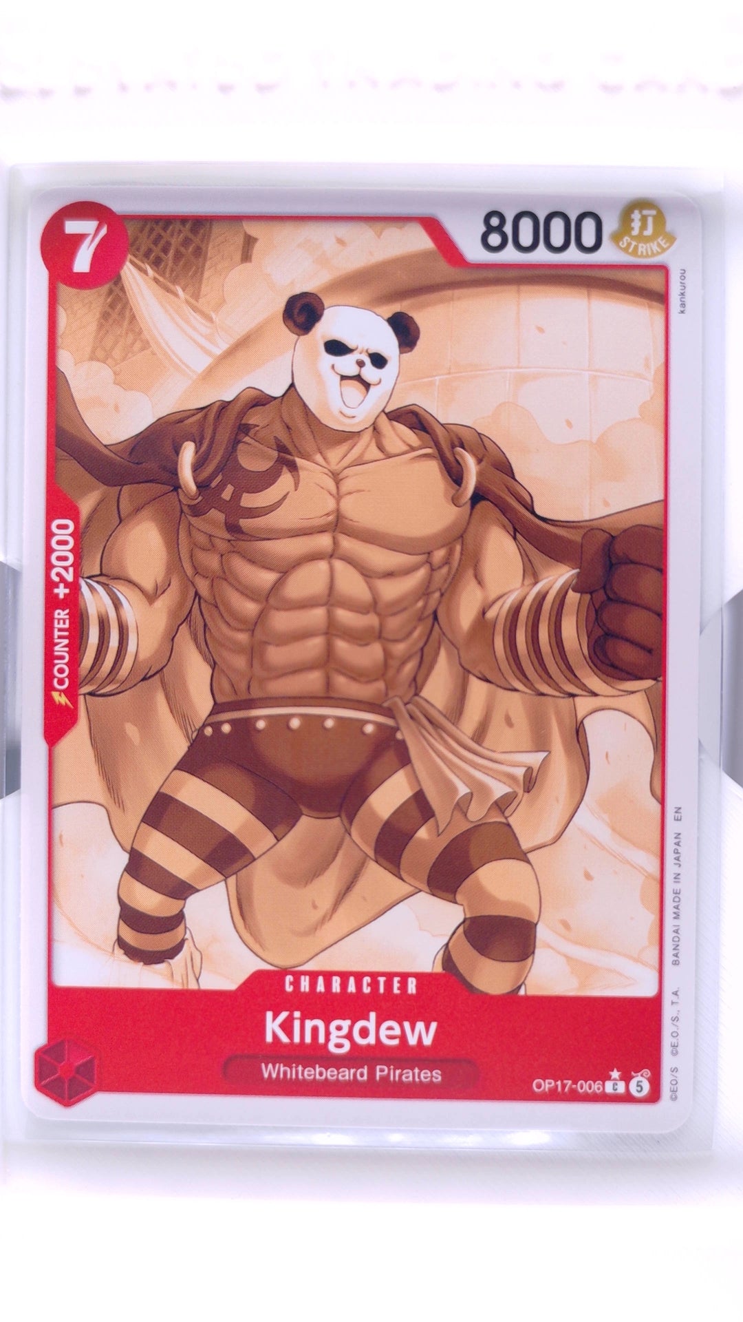#OP17-006 Kingdew Pandaman Art C (Common) - front