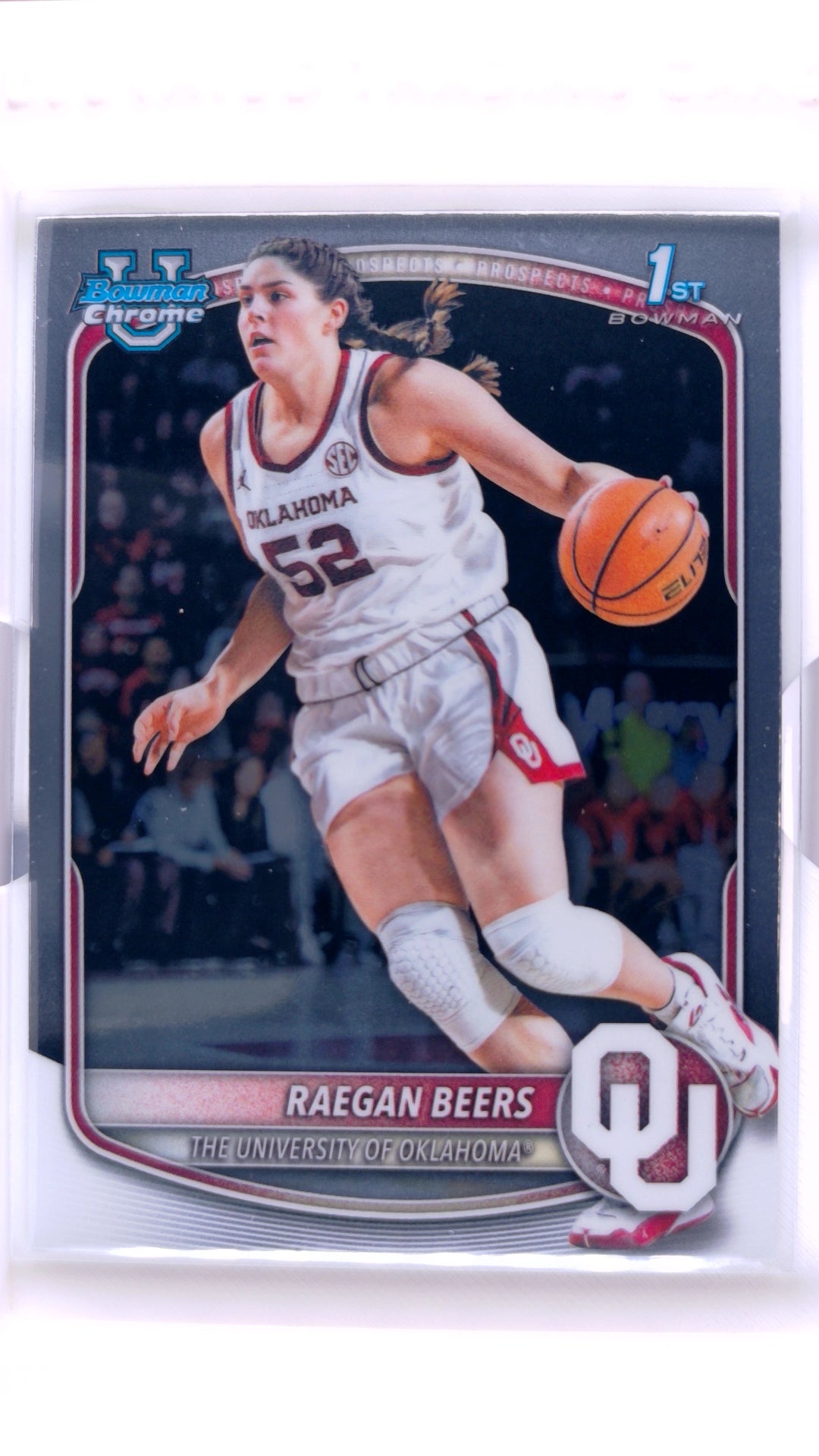 #BCP-65 Raegan Beers Chrome Prospects - front