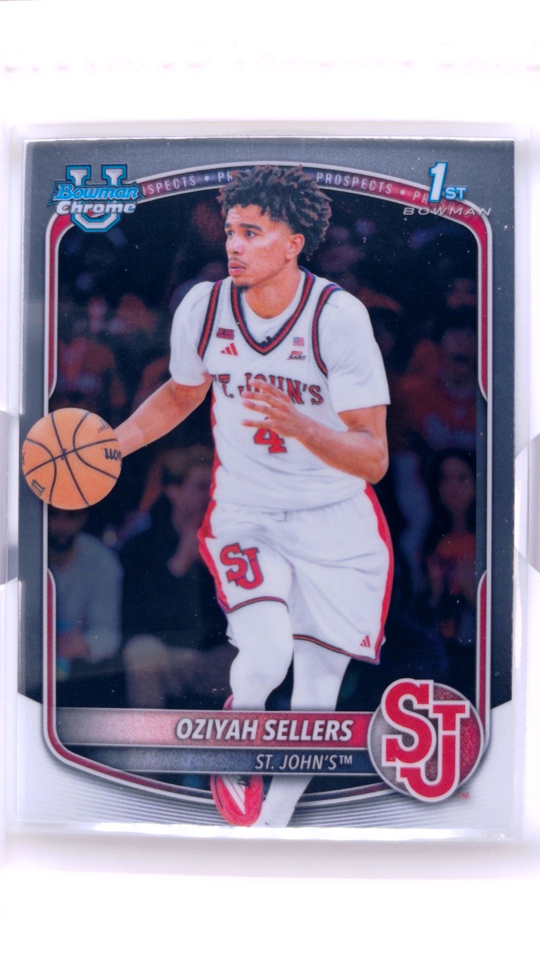 #BCP-87 Oziyah Sellers Chrome Prospects - front