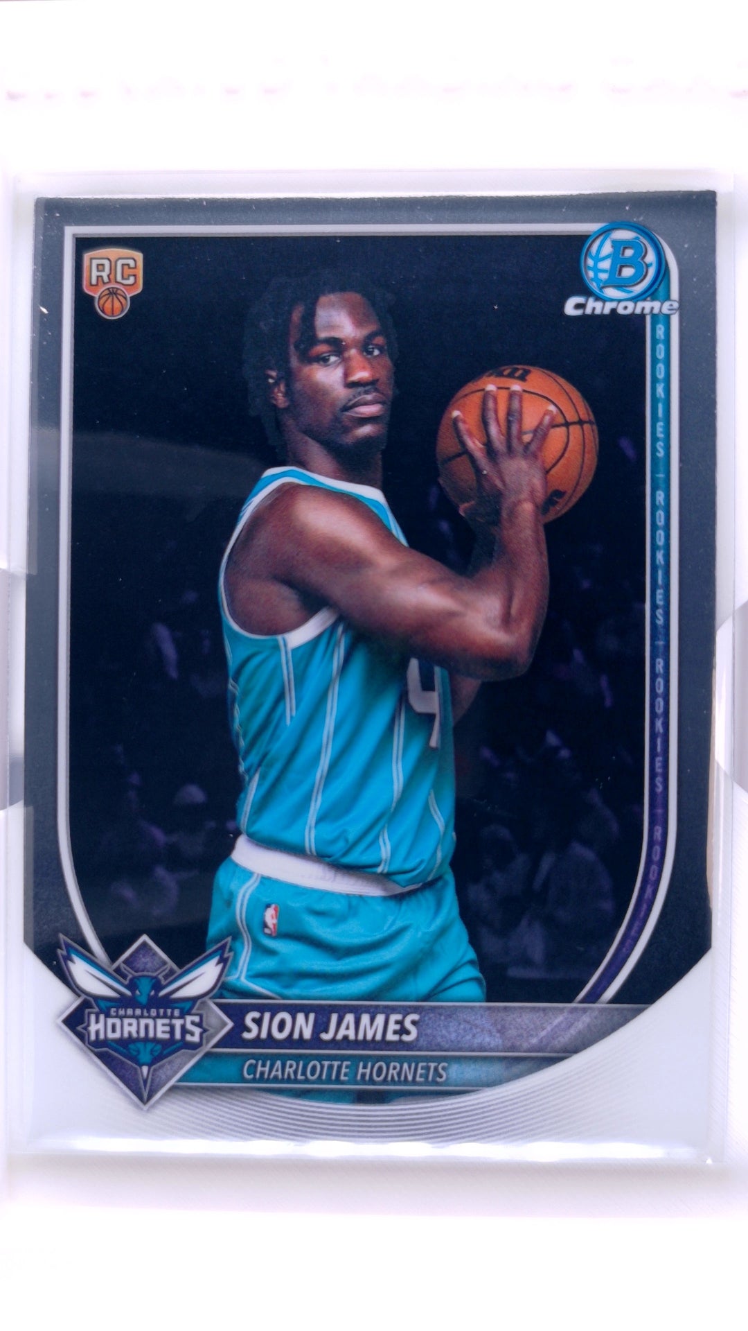 #BCV-33 Sion James Rookie Chrome - front
