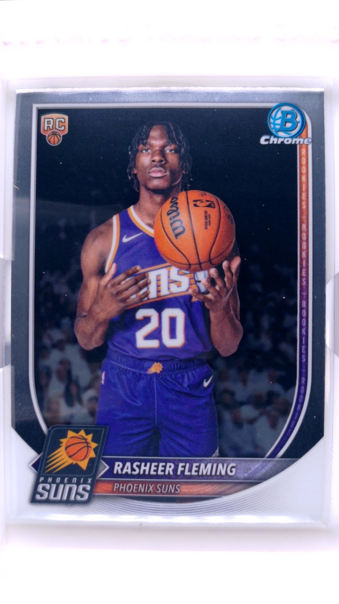 #BCV-31 Rasheer Fleming Rookie Chrome - front