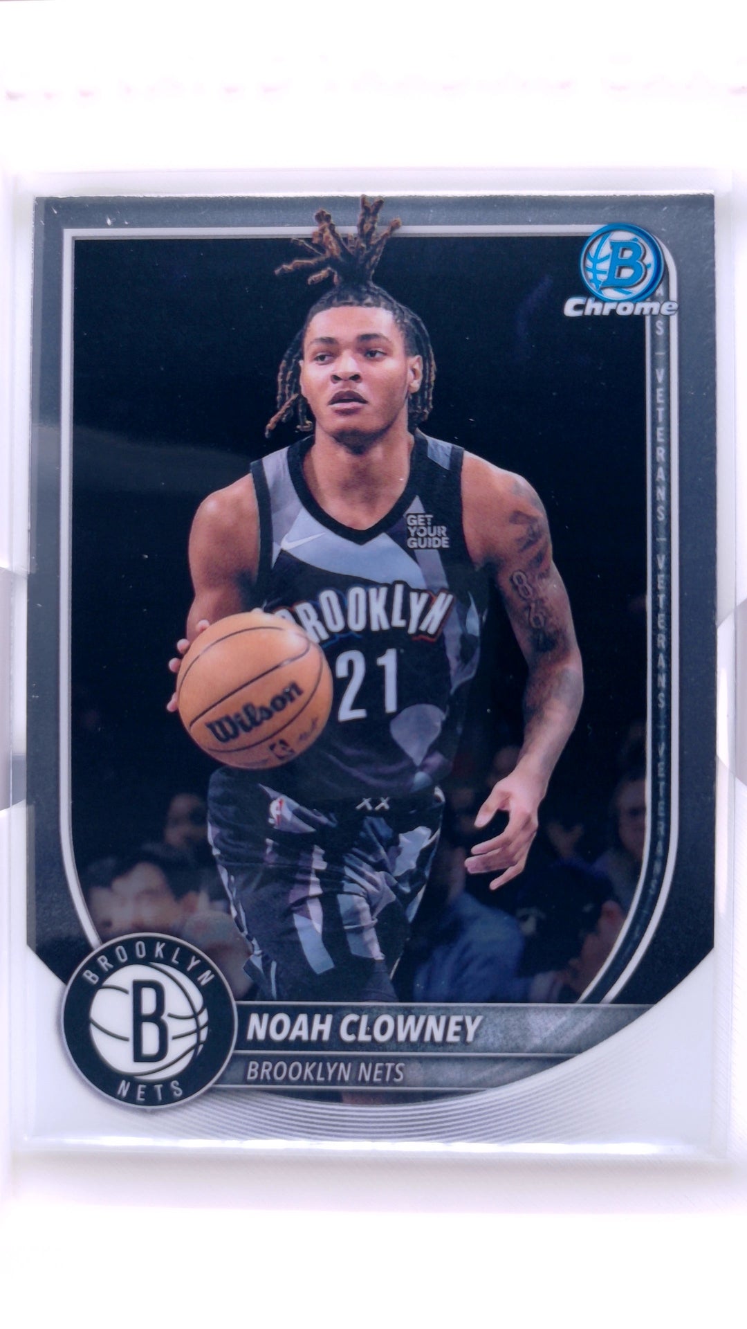 #BCV-151 Noah Clowney Chrome - front