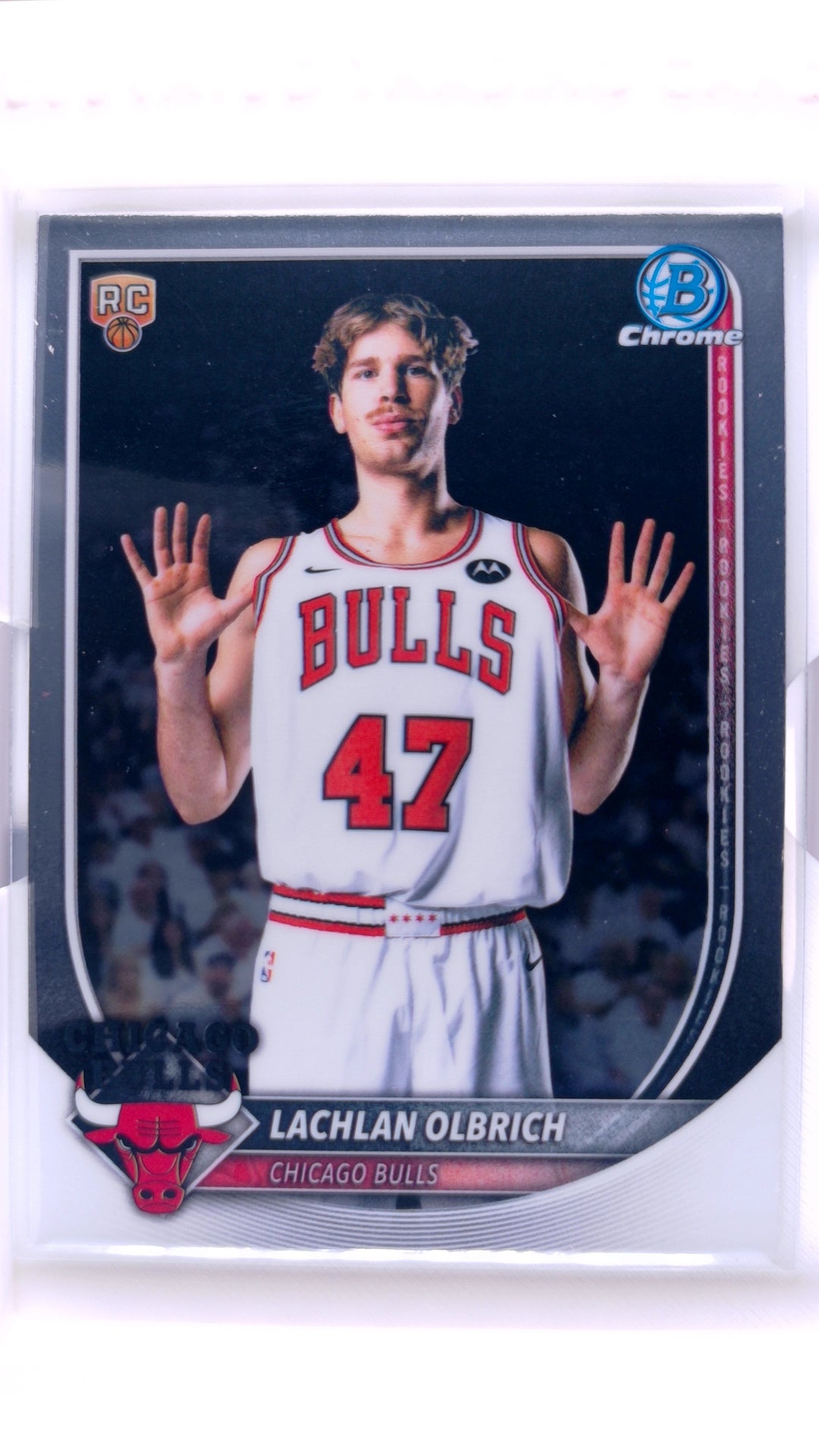 #BCV-51 Lachlan Olbrich Rookie Chrome - front