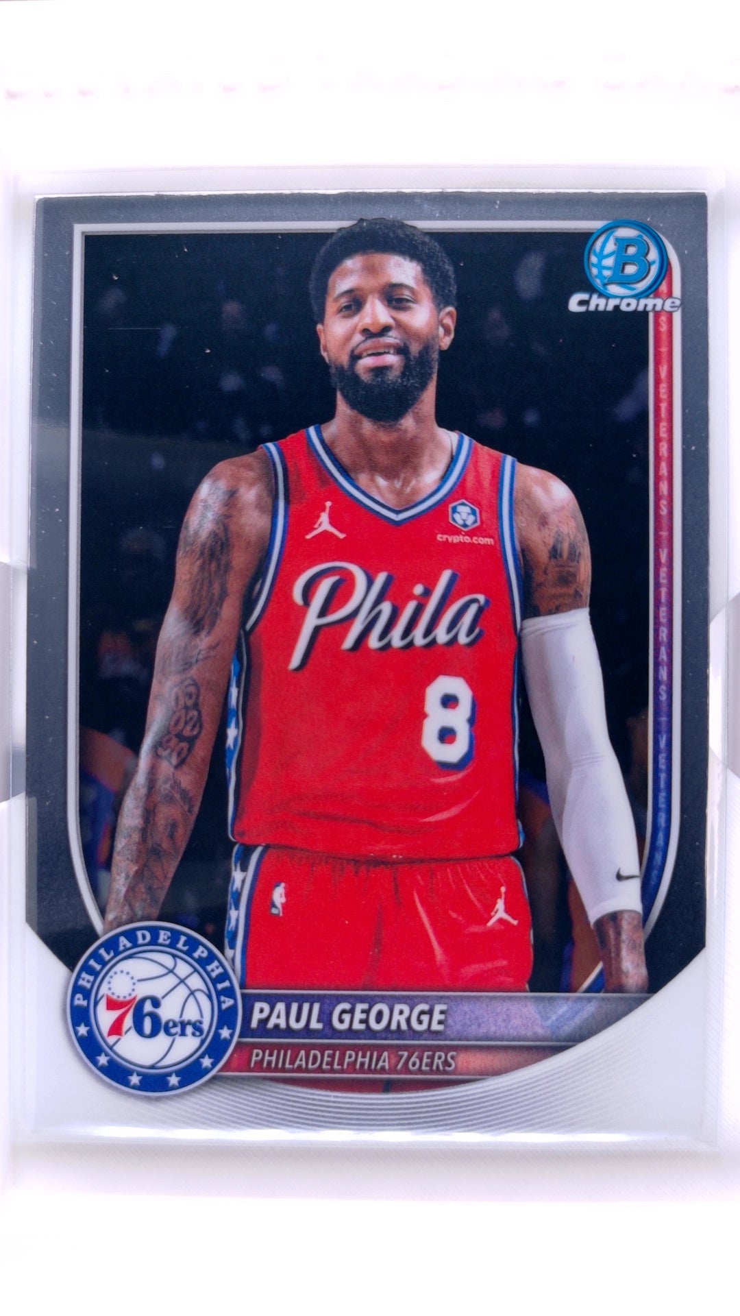#BCV-154 Paul George Chrome - front