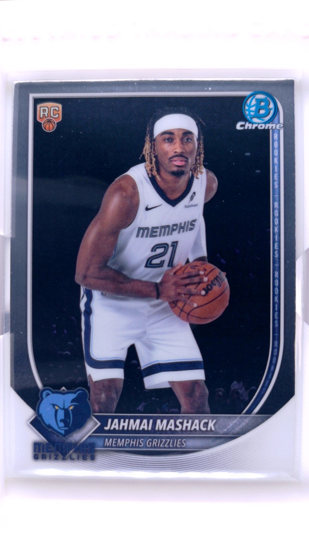 #BCV-54 Jahmai Mashack Rookie Chrome - front