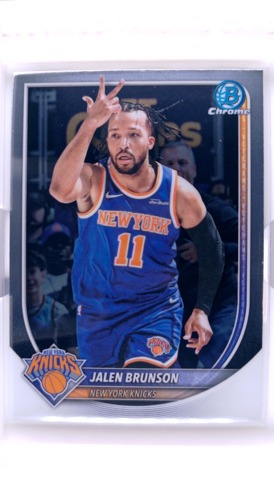 #BCV-62 Jalen Brunson Chrome - front
