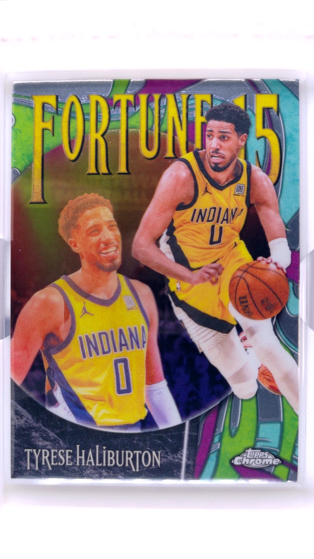#F15-11 Tyrese Haliburton Fortune 15 - front