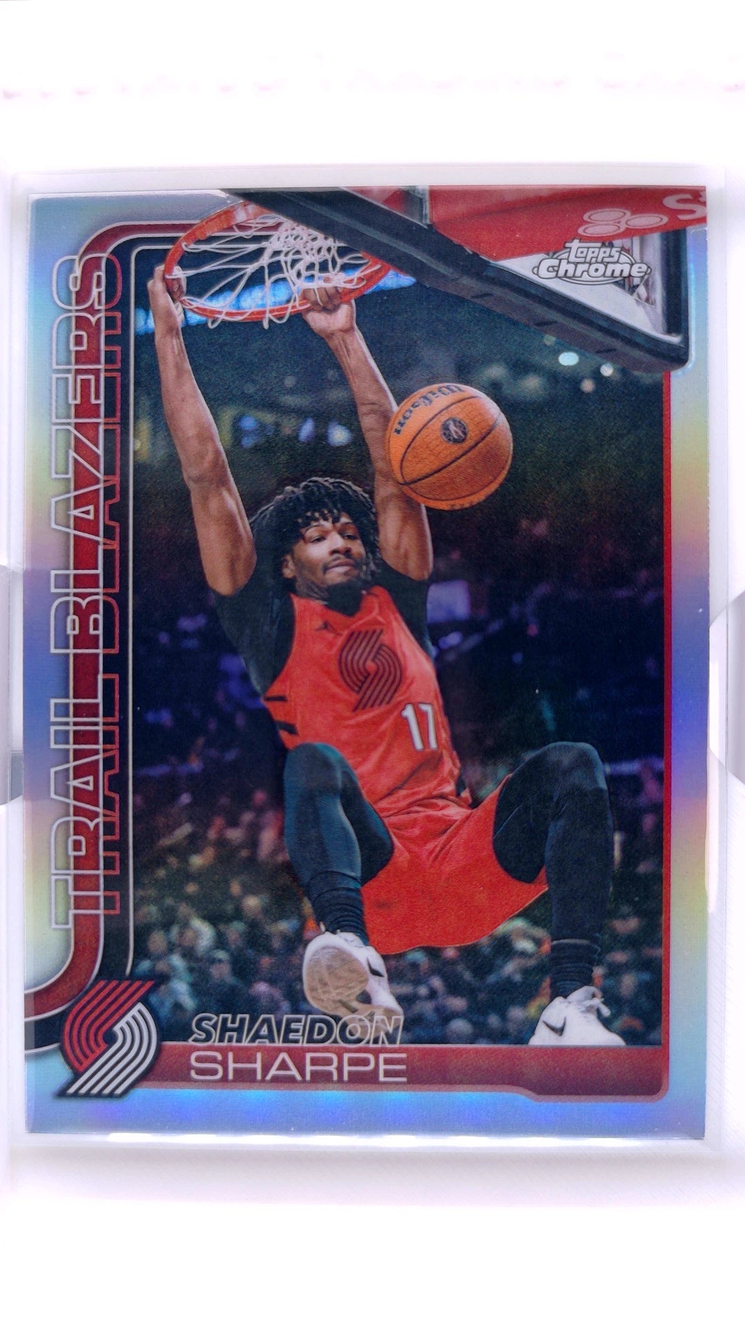 #106 Shaedon Sharpe Refractor - front