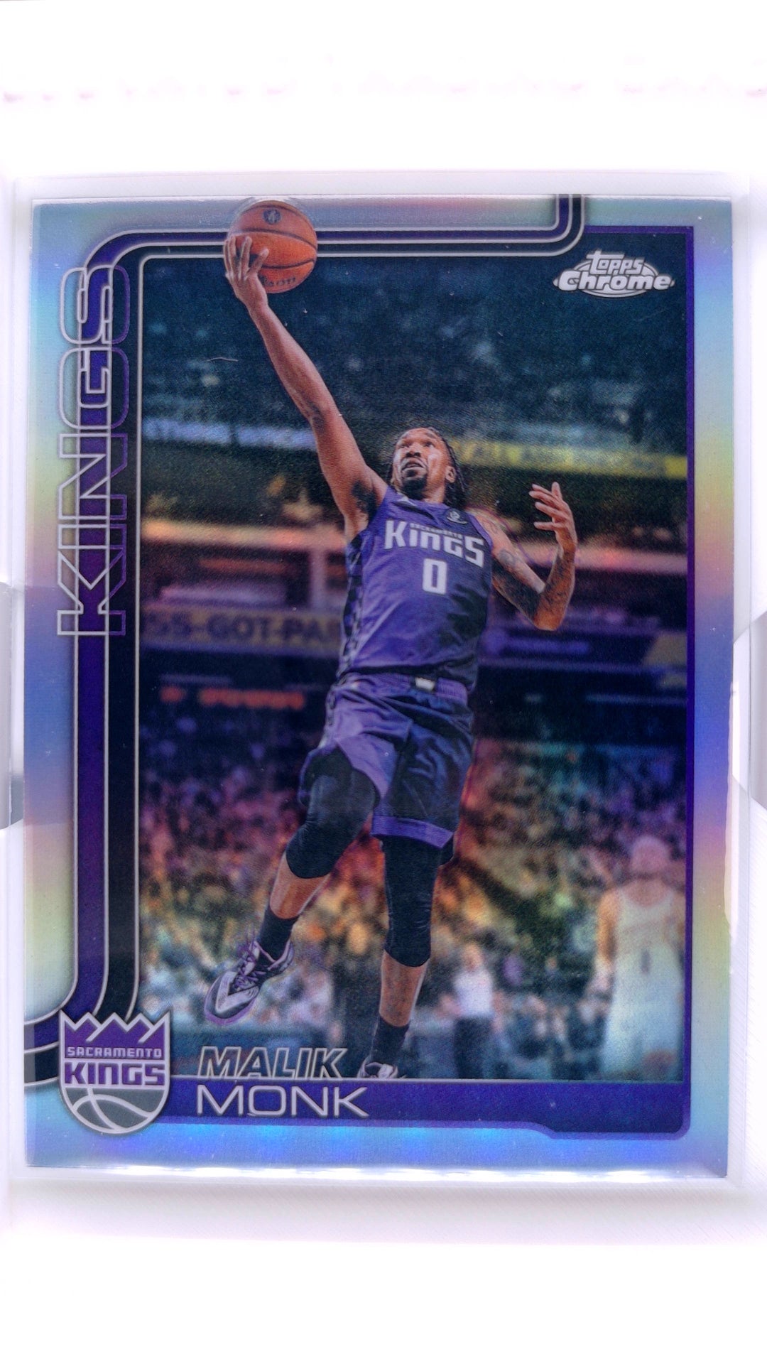 #135 Malik Monk Refractor - front