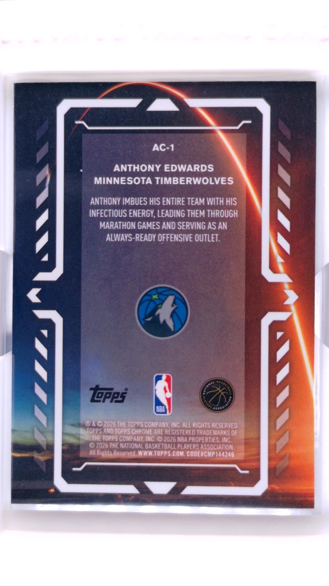 #AC-1 Anthony Edwards Activators - back