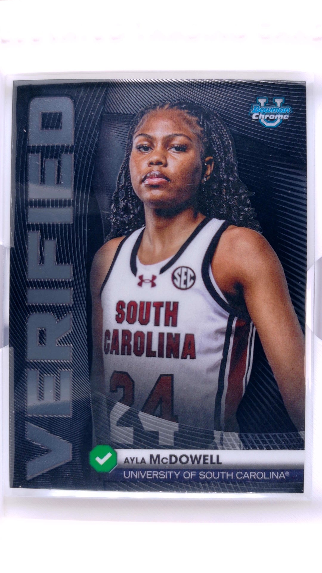 #BV-20 Ayla McDowell Bowman Verified - front