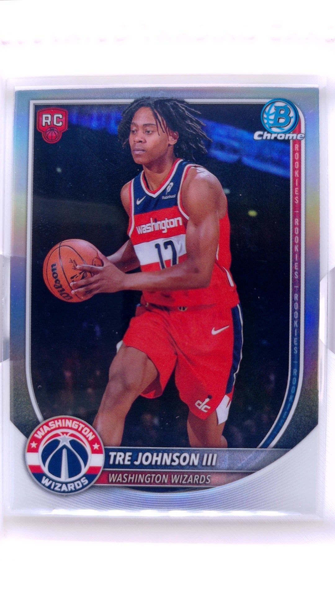 #BRR-6 Tre Johnson III Rookie Red Rookie Variations - front