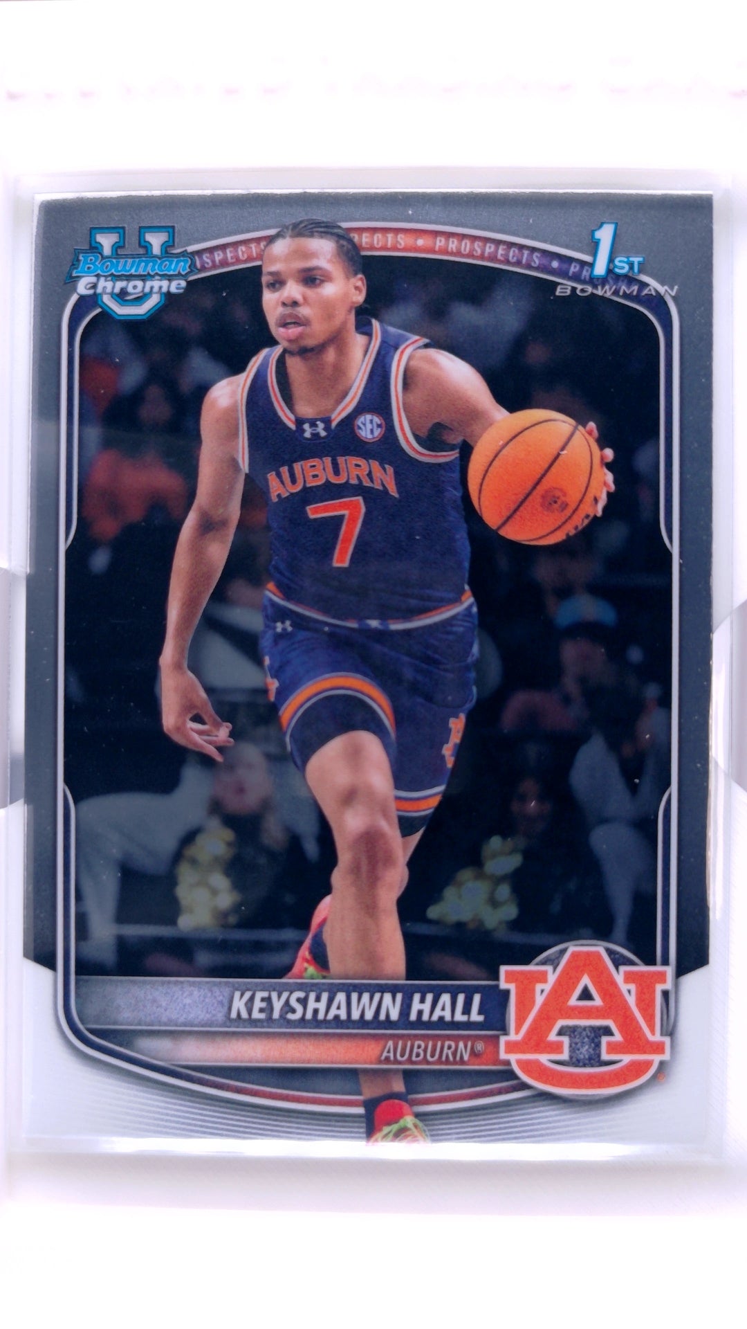 #BCP-60 Keyshawn Hall Chrome Prospects - front
