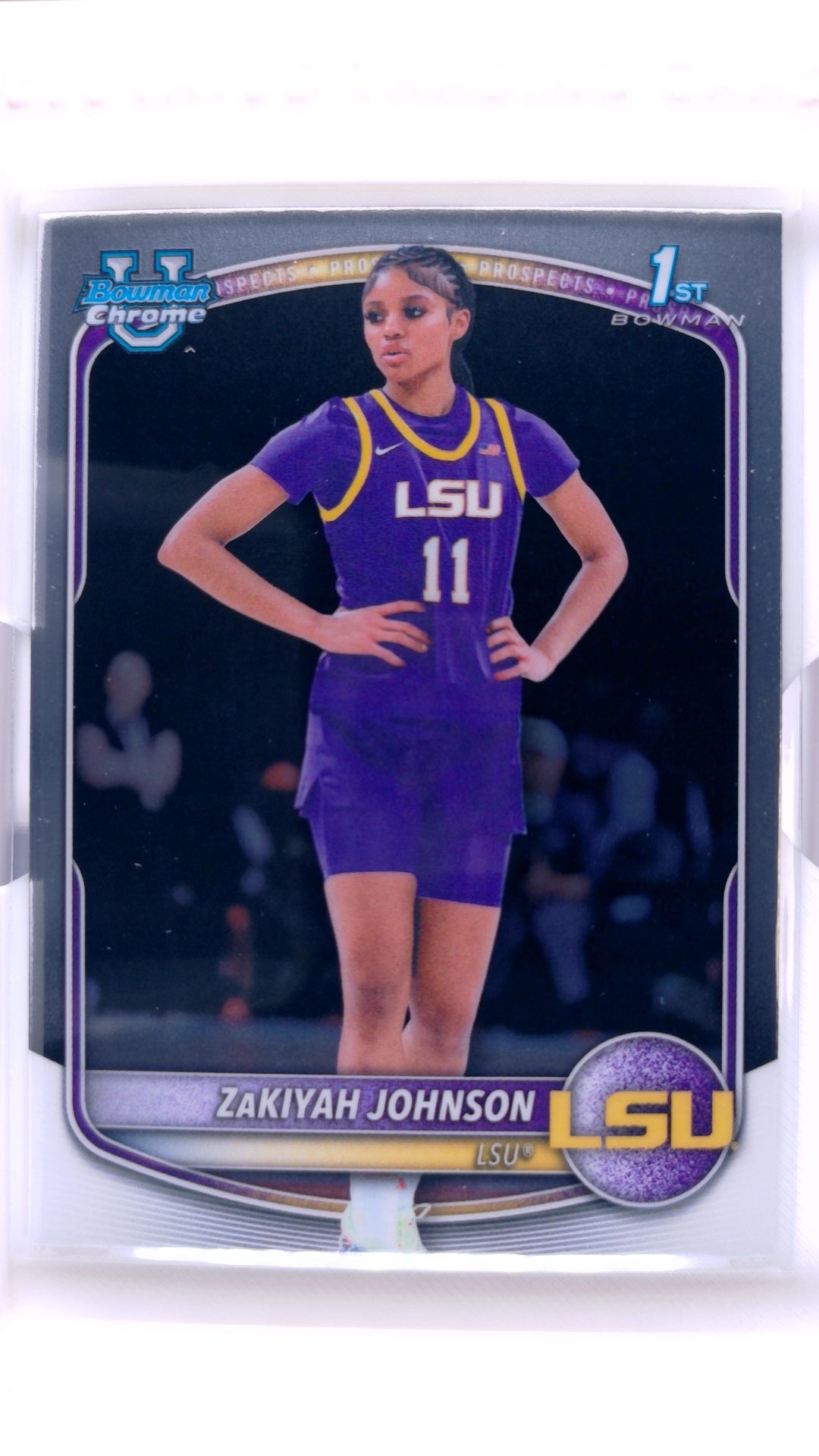 #BCP-73 ZaKiyah Johnson Chrome Prospects - front