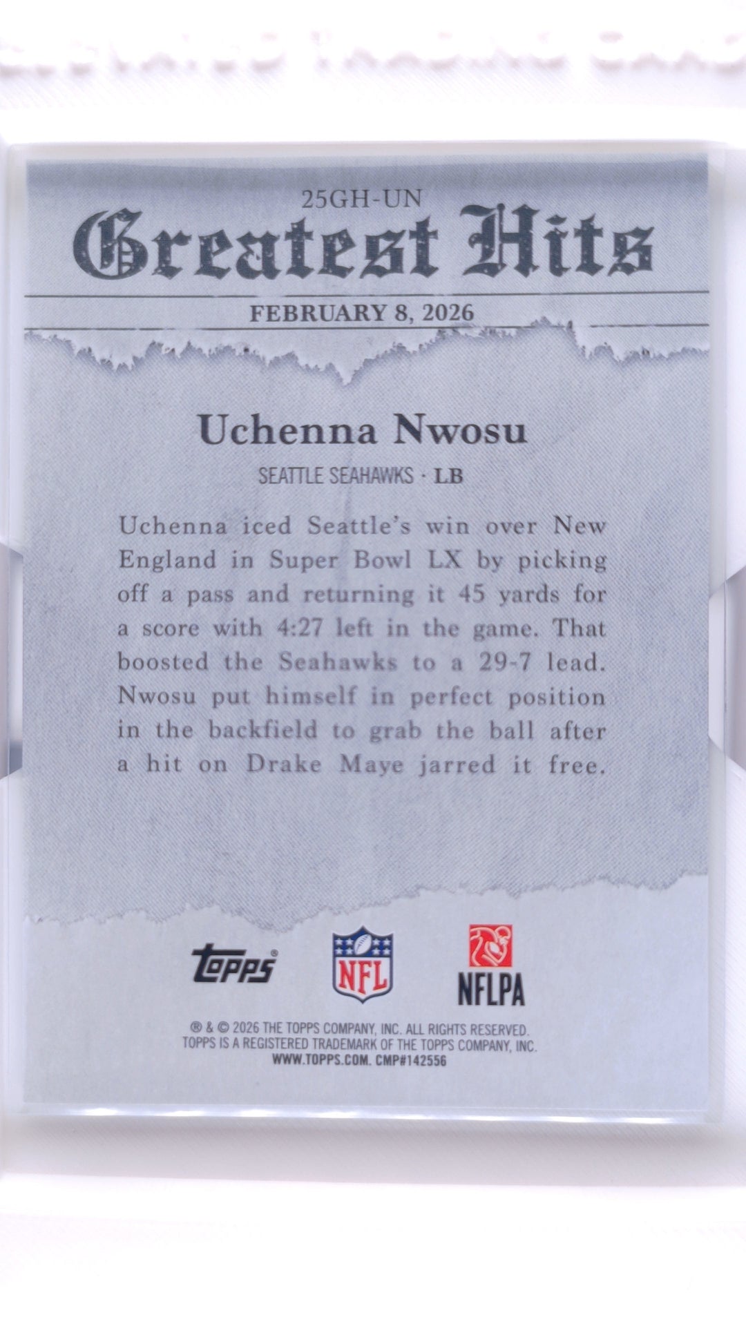 #25GH-UN Uchenna Nwosu 2025 Greatest Hits - back