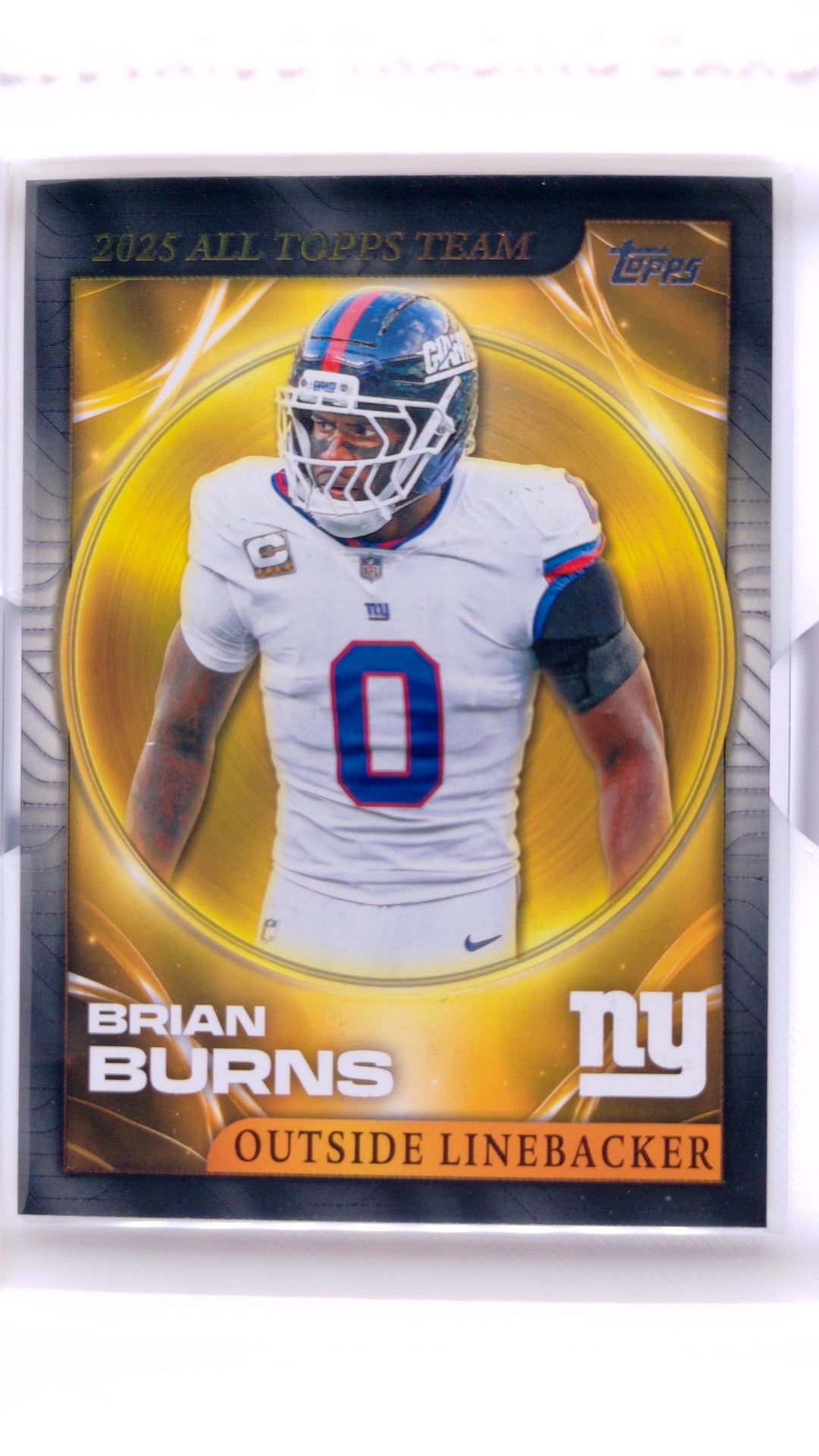 #25ATT-16 Brian Burns 2025 All Topps Team - front