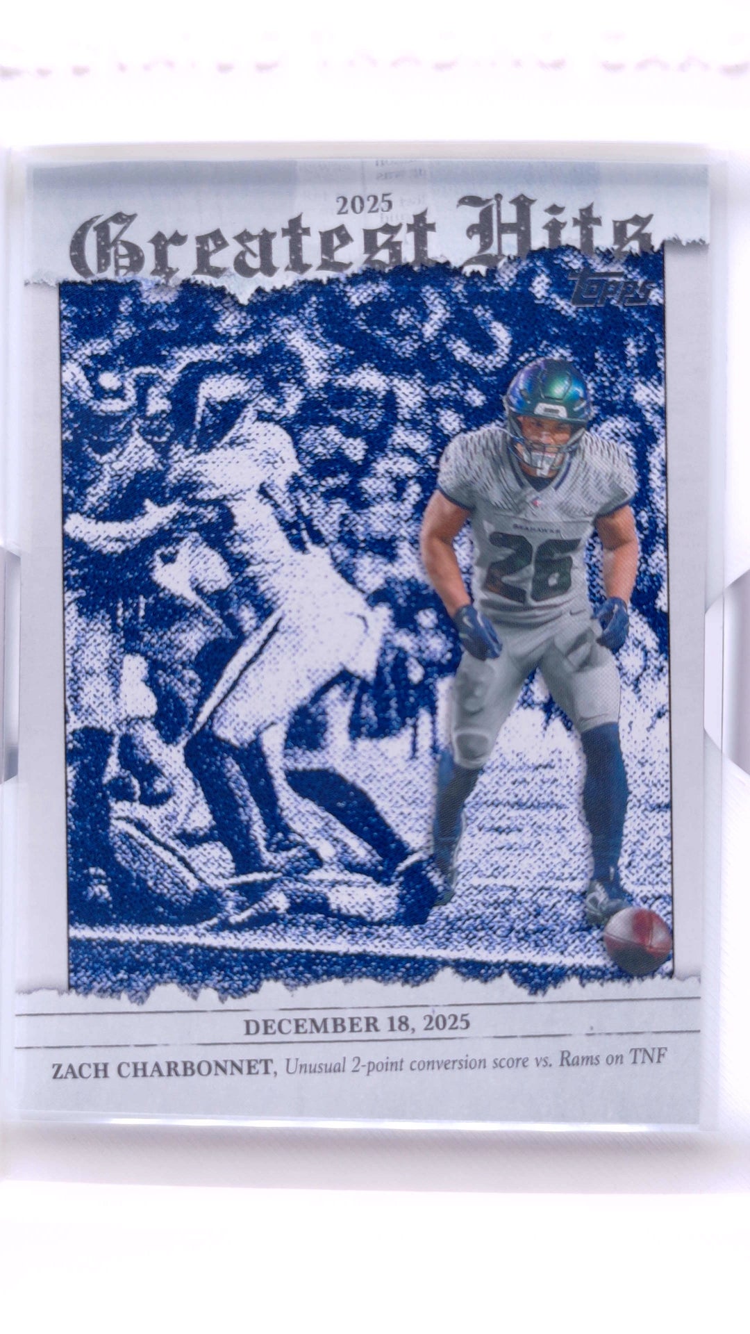 #25GH-ZC Zach Charbonnet 2025 Greatest Hits - front