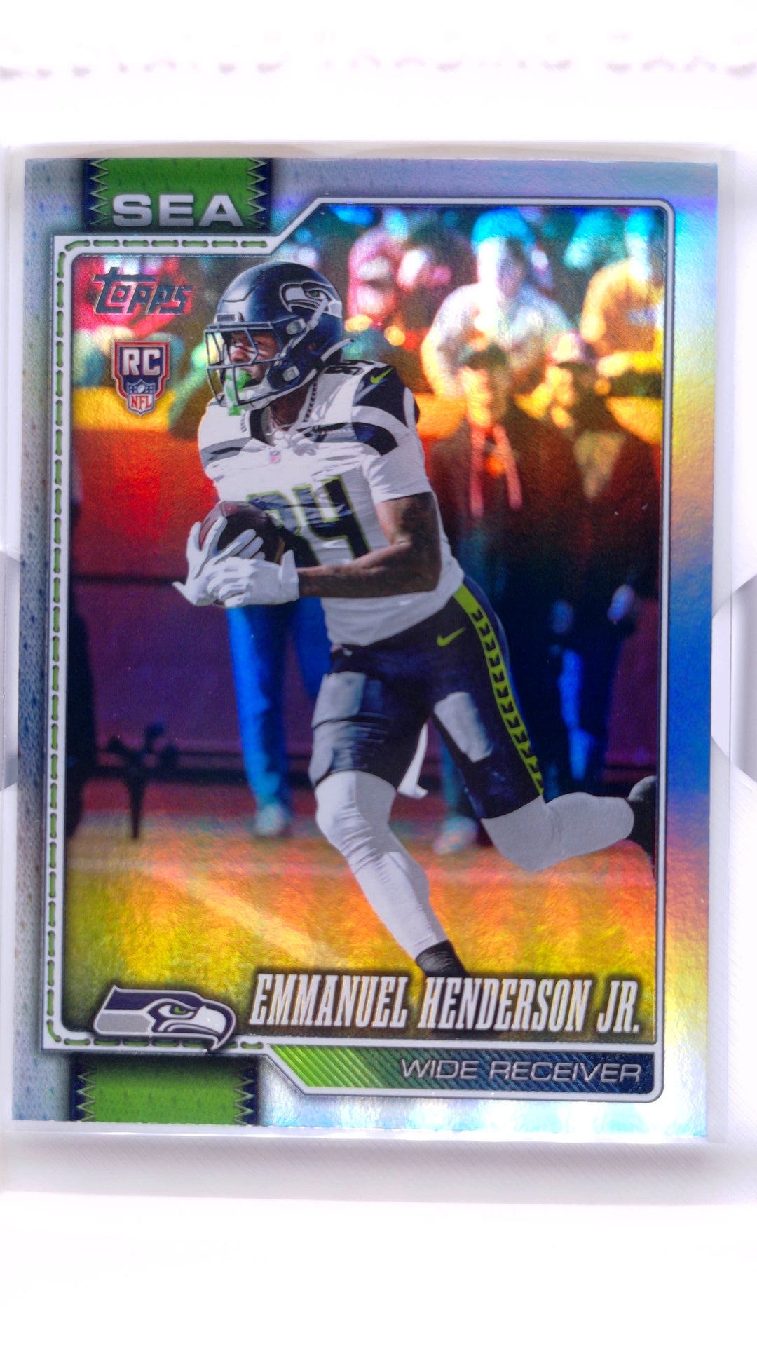 #392 Emmanuel Henderson Jr. Rookie Holo Foil - front