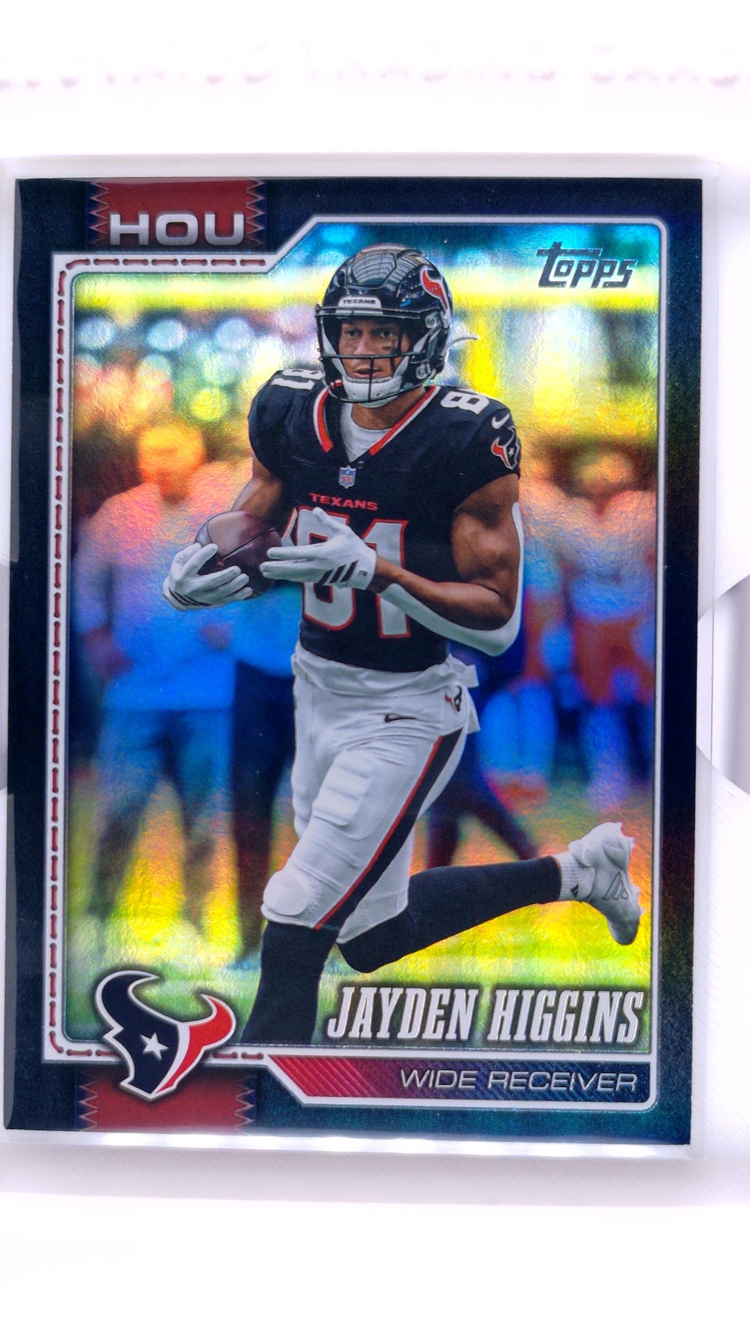 #79 Jayden Higgins Black Holo Foil #1/10 - front