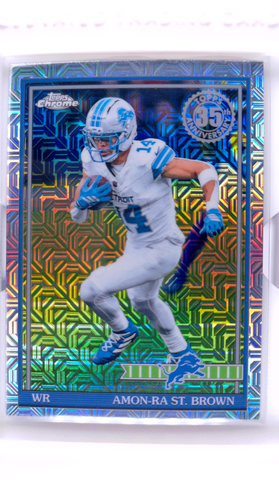 #91TC-36 Amon-Ra St. Brown 1991 Topps Football Chrome - front