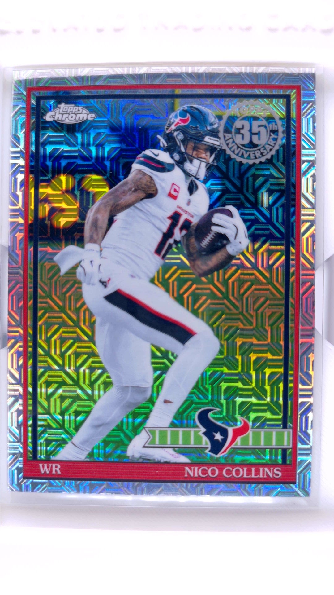 #91TC-47 Nico Collins 1991 Topps Football Chrome - front