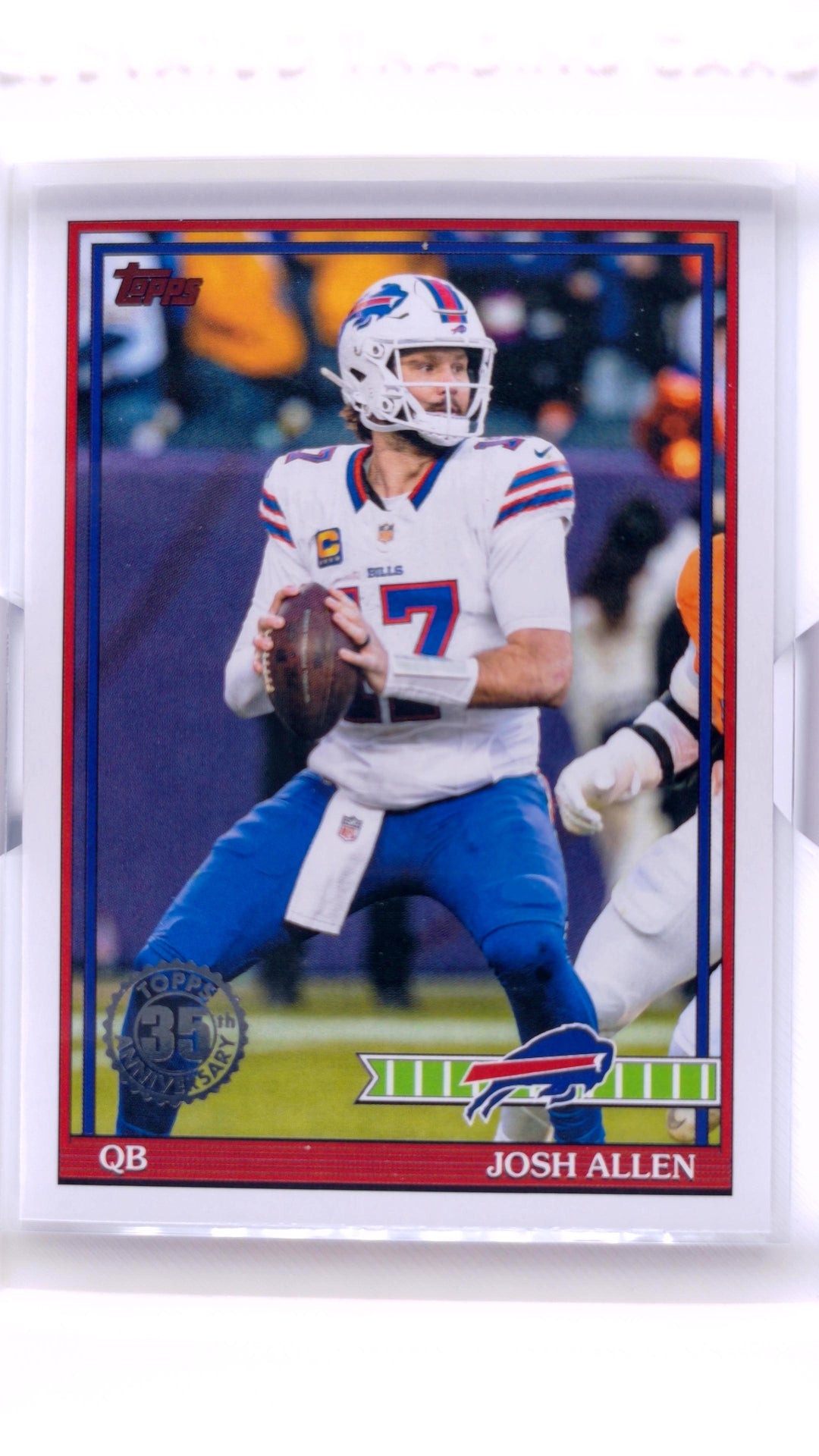 #91TF-11 Josh Allen 1991 Topps Football - front