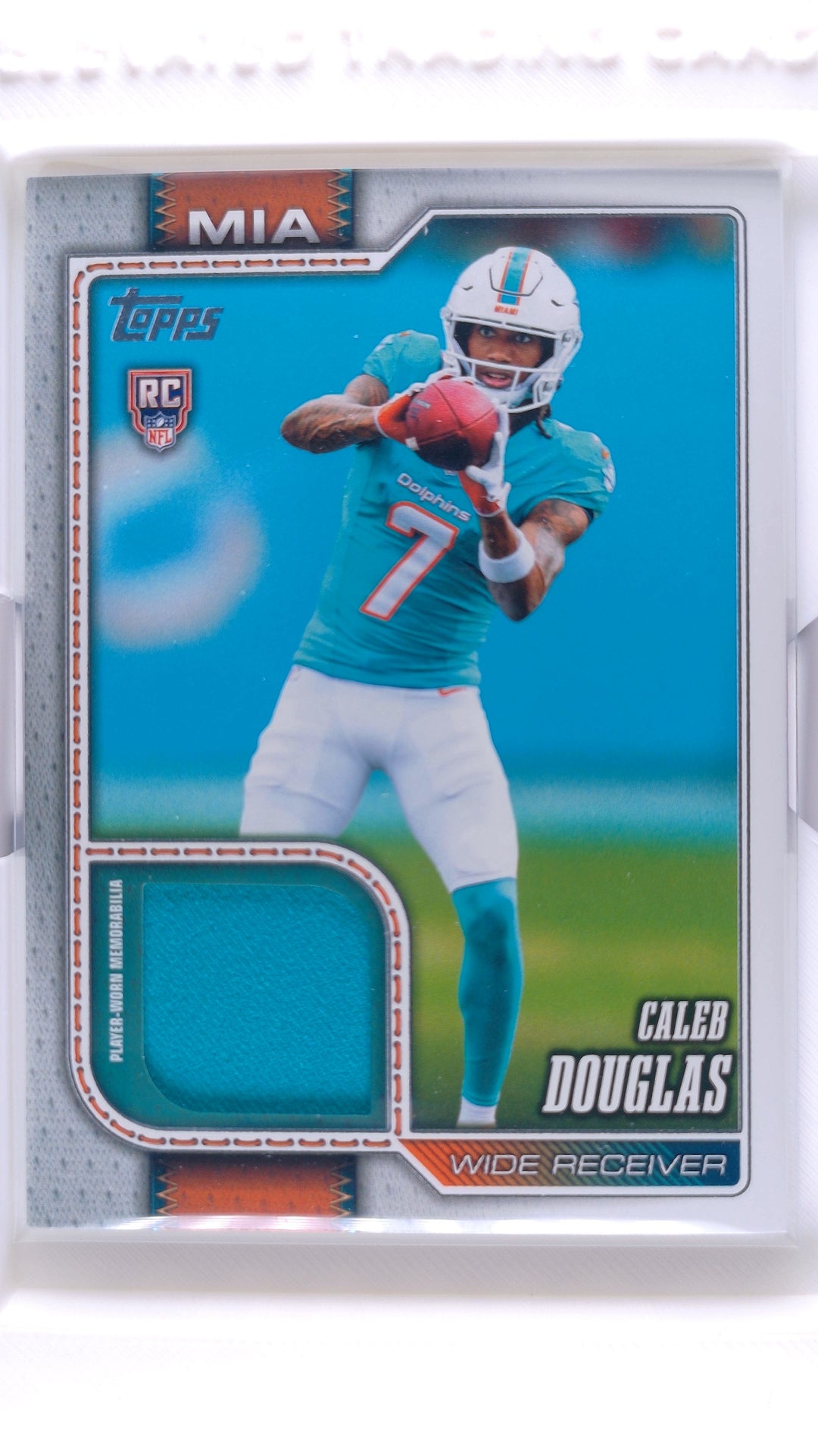 #ROR-CD Caleb Douglas Rookie Rookie Real One Relics - front